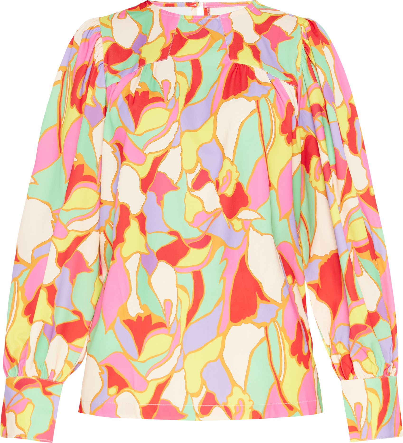 Thumbnail - FELIPA Bluse Frauen mehrfarbig rot