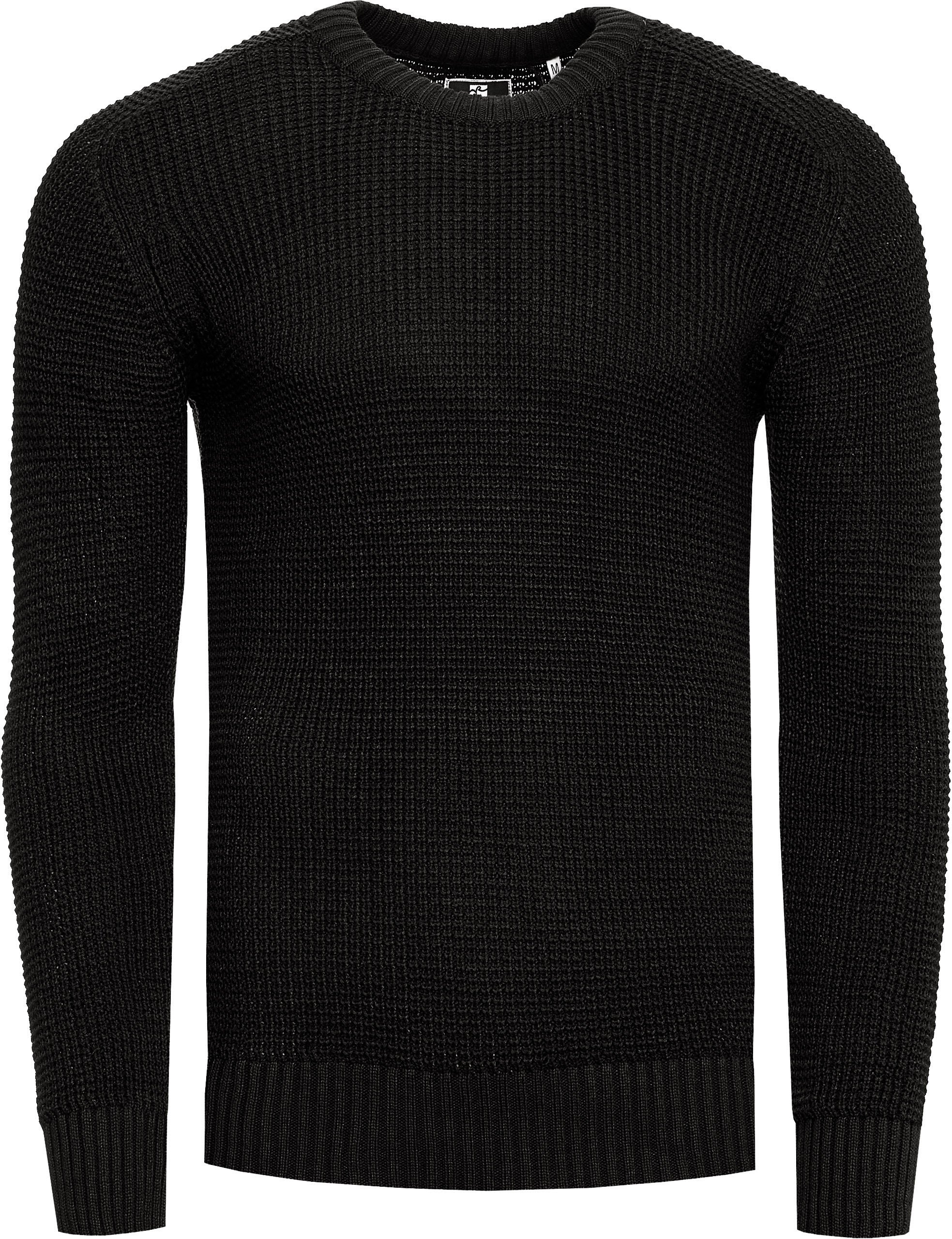 Thumbnail - Rusty Neal Pullover Casual Fit Schwarz