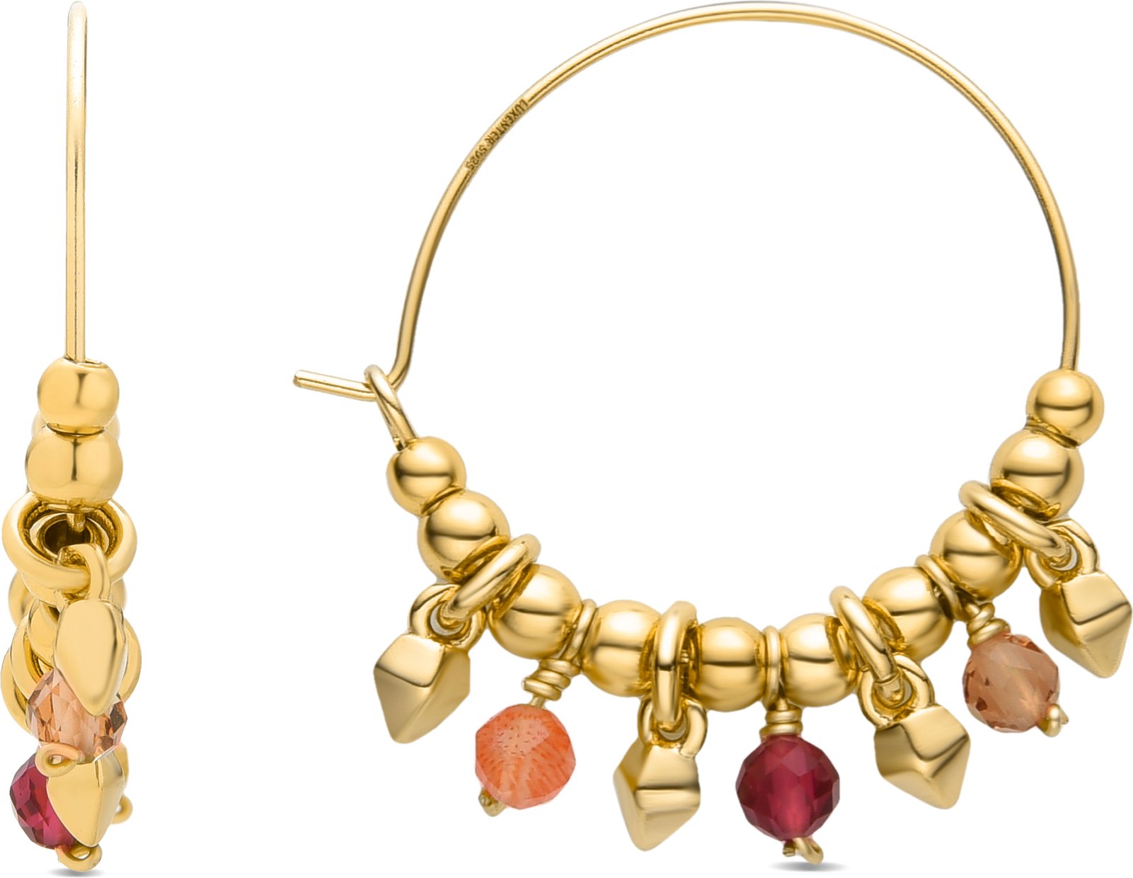 Luxenter Akrul 925 Sterling Silber Ohrringe