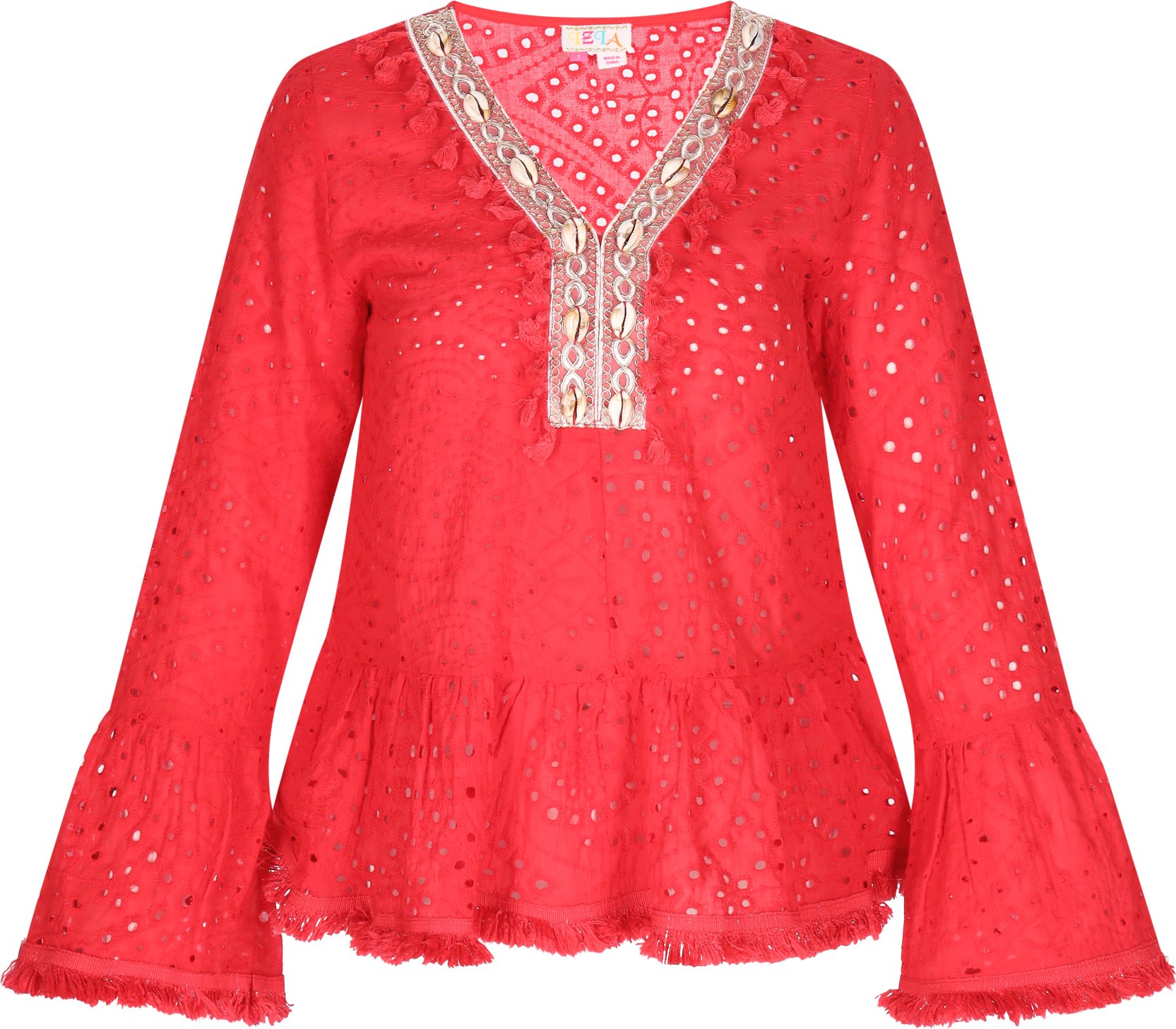 IZIA Bluse Damen verrotten