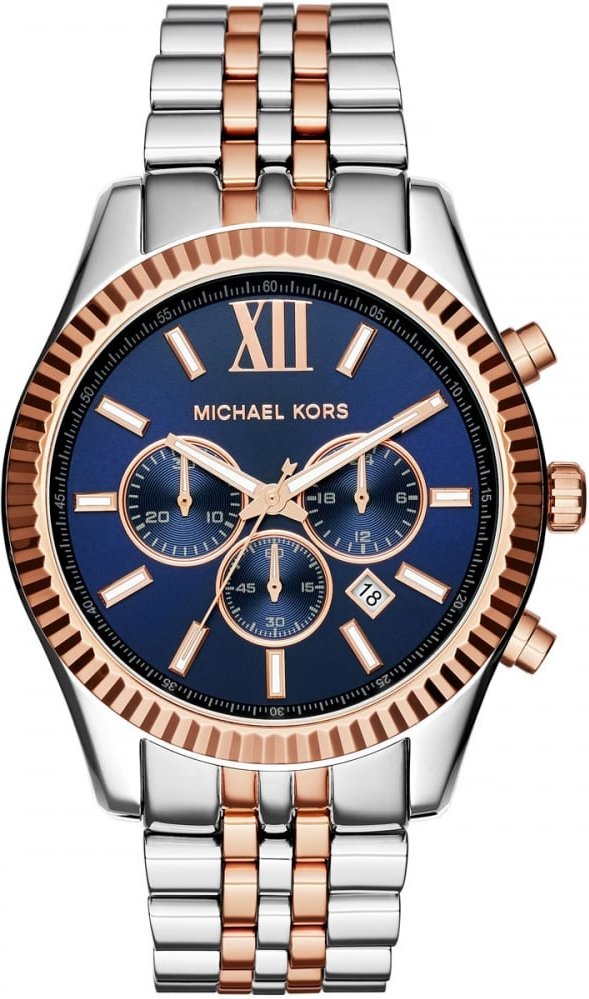 Thumbnail - Michael Kors MK8412 Lexington zweifarbig blau