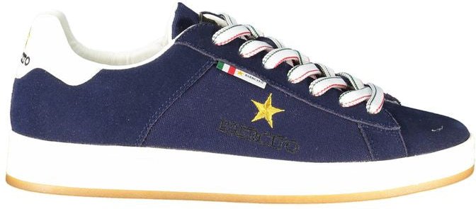 Esercito 1659 Blaue Polyurethan Herren Sneaker