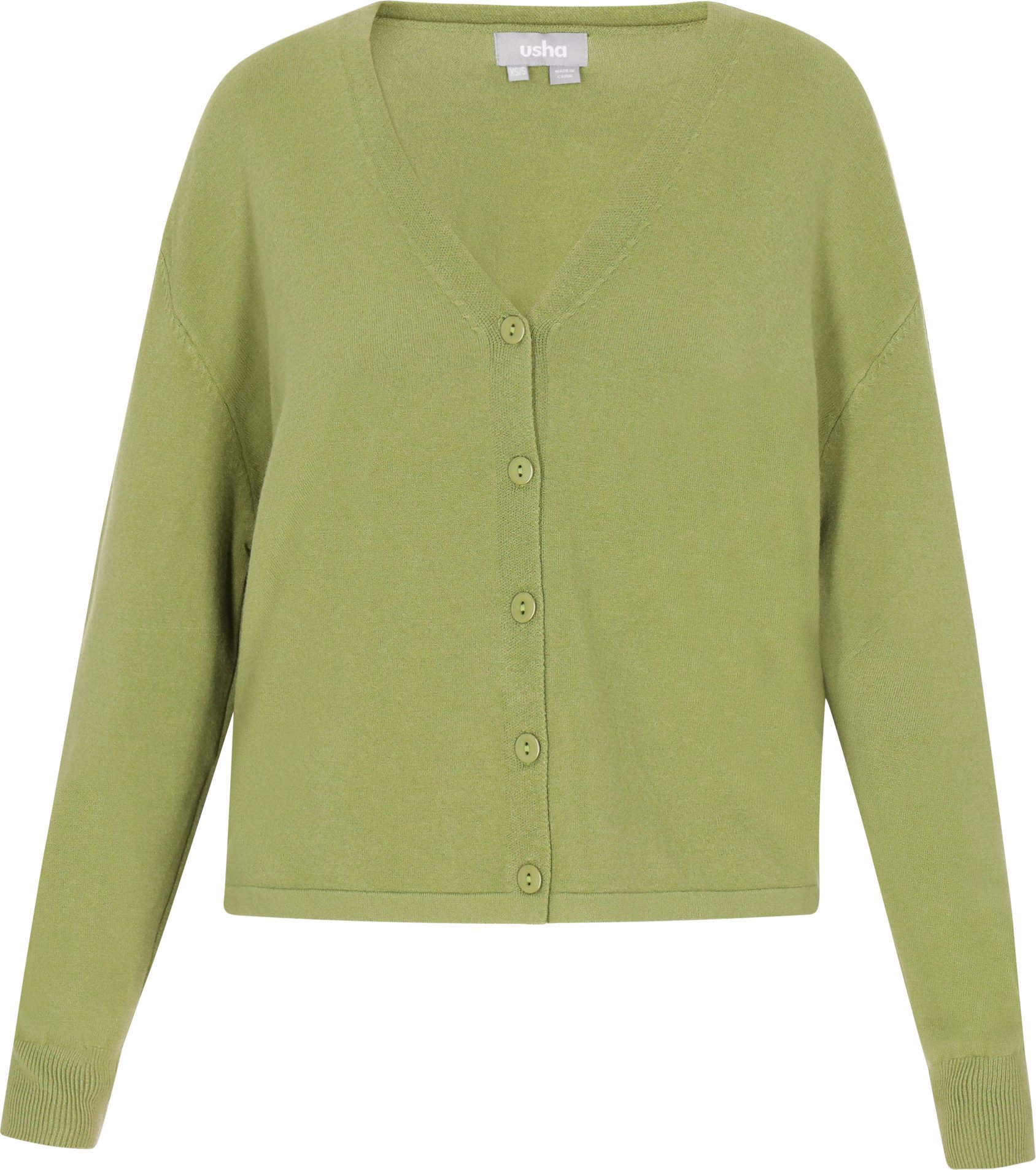 usha Strickjacke Frauen hellgrün