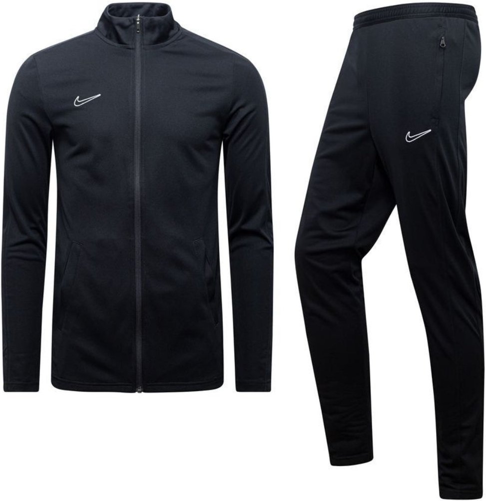 Nike - Schwarzes Jogging- Und Reißverschlussoberteil-set