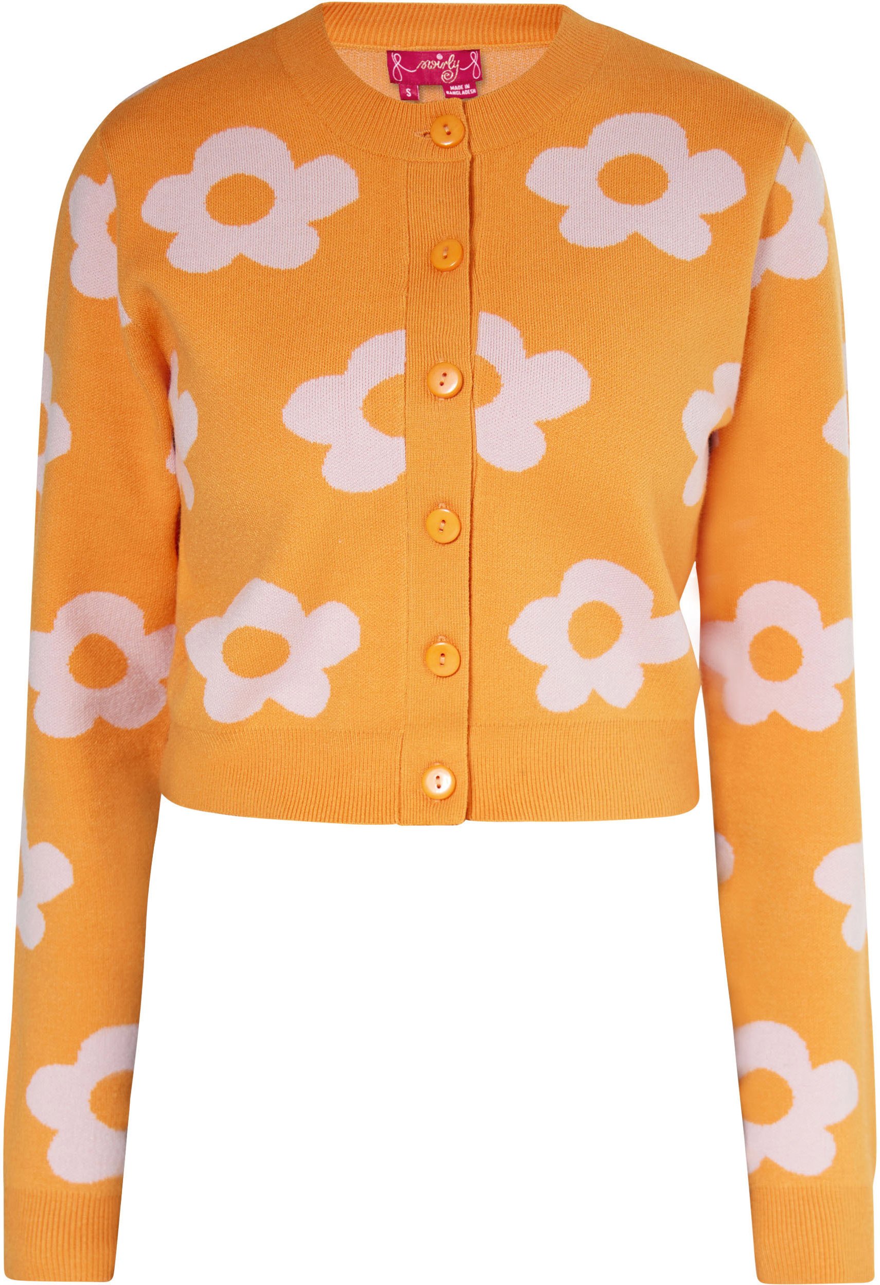 Mymo Strickjacke Frauen orange