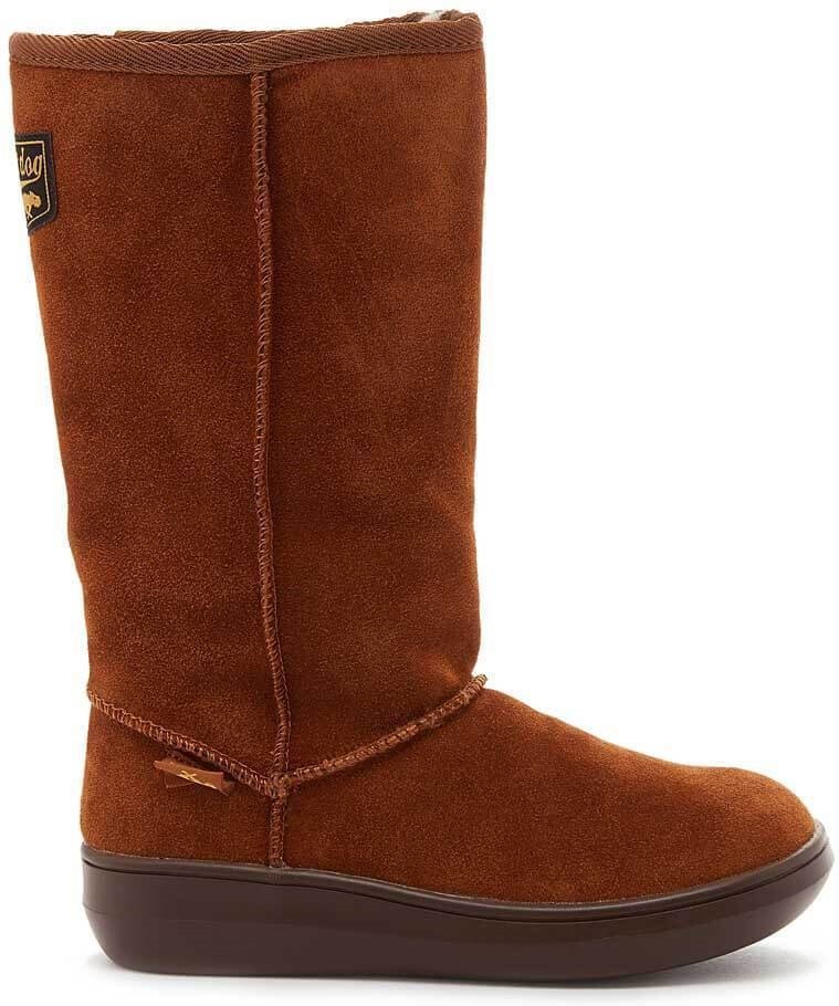 Rocket Dog - Damen Lange Stiefel "Sugardaddy", Leder (Kastanie)