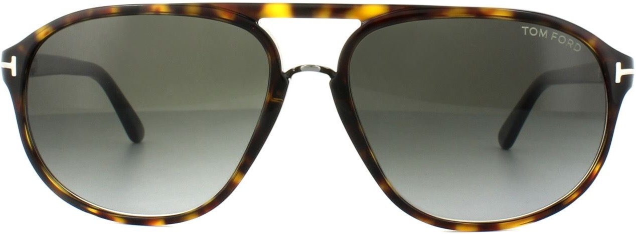 Tom Ford Sonnenbrille 0447 Jacob 52B Dunkel Havanna Rauch Grau Gradient