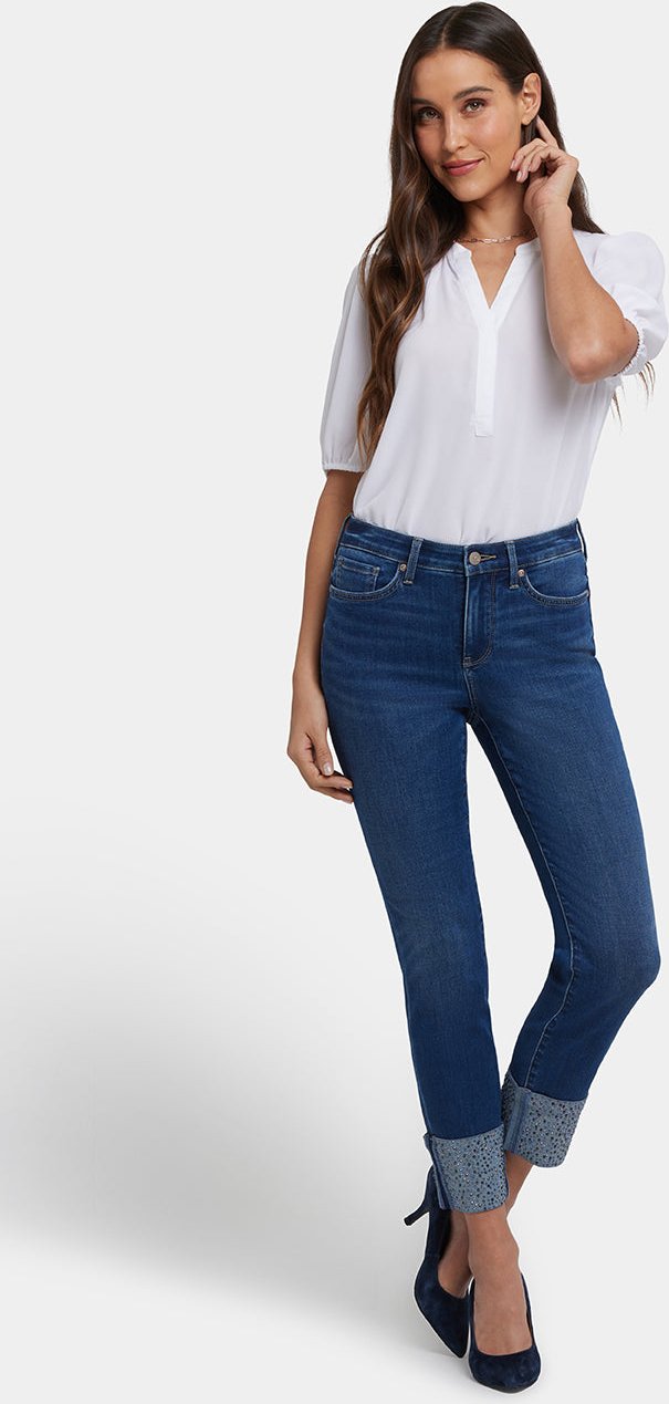Sheri Slim Ankle Jeans | Vintage Lapis