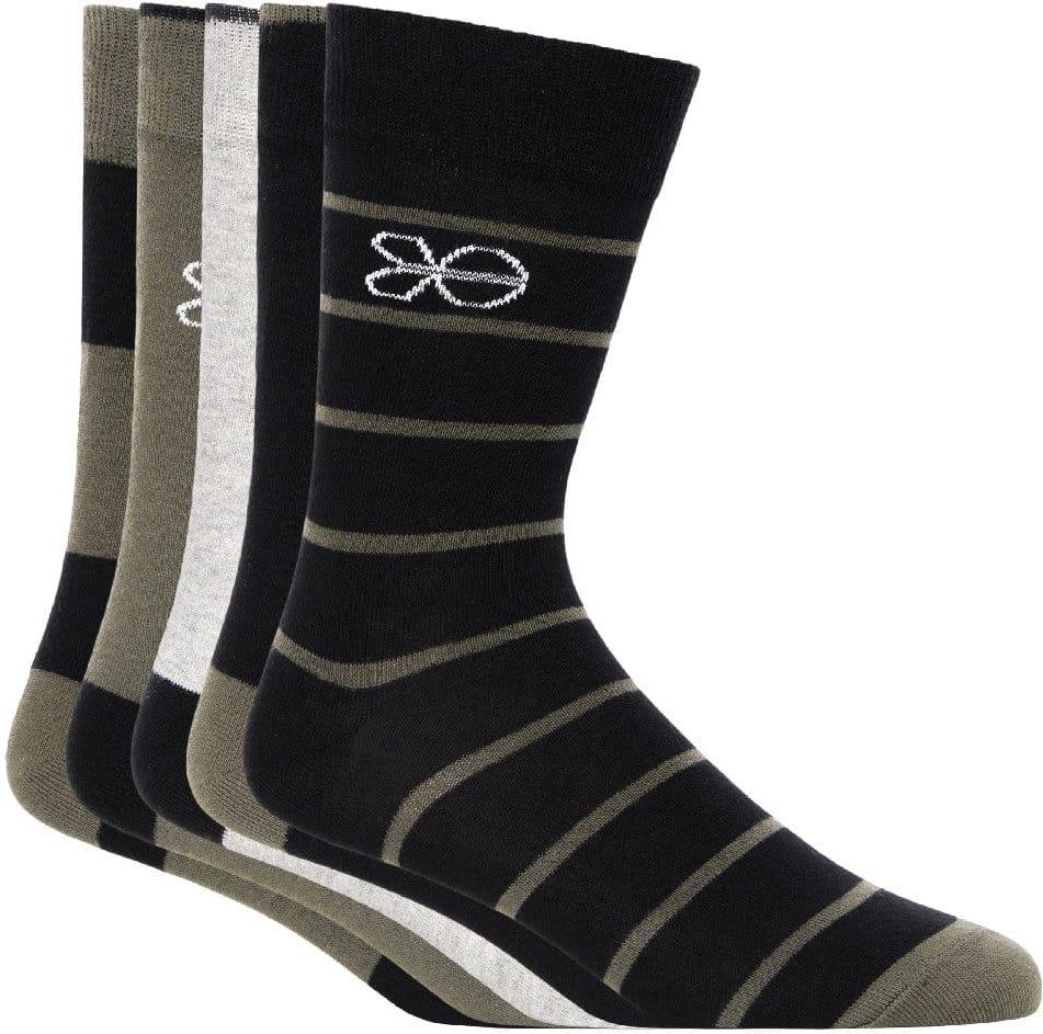 Crosshatch - "Milato" Socken für Herren (5er-Pack) (Bunt)