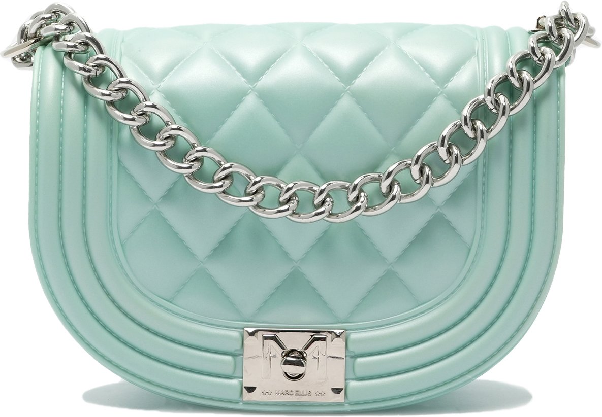 Marc Ellis Handtasche GREEN AND SILVER