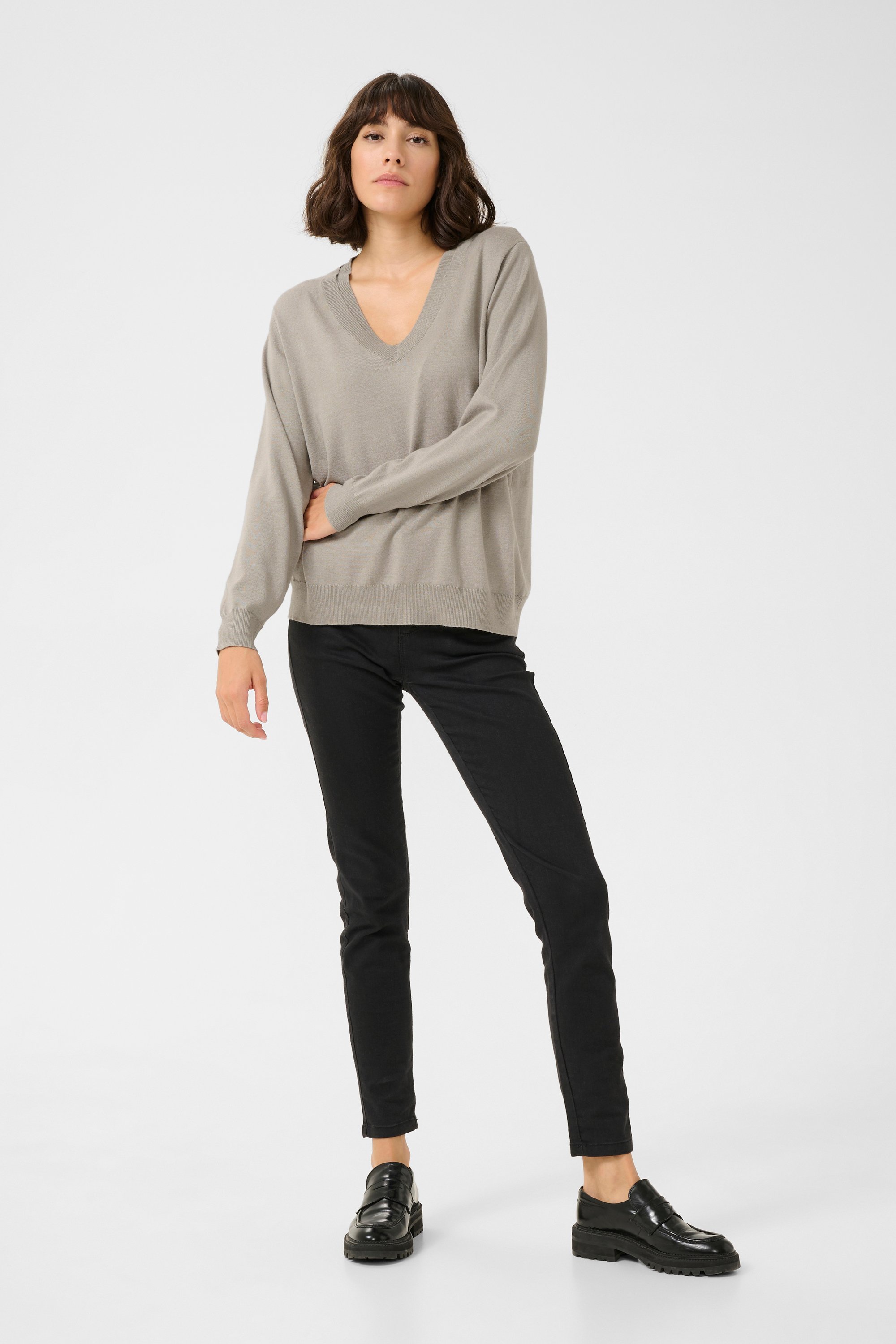 Strickpullover Regular fit light grey