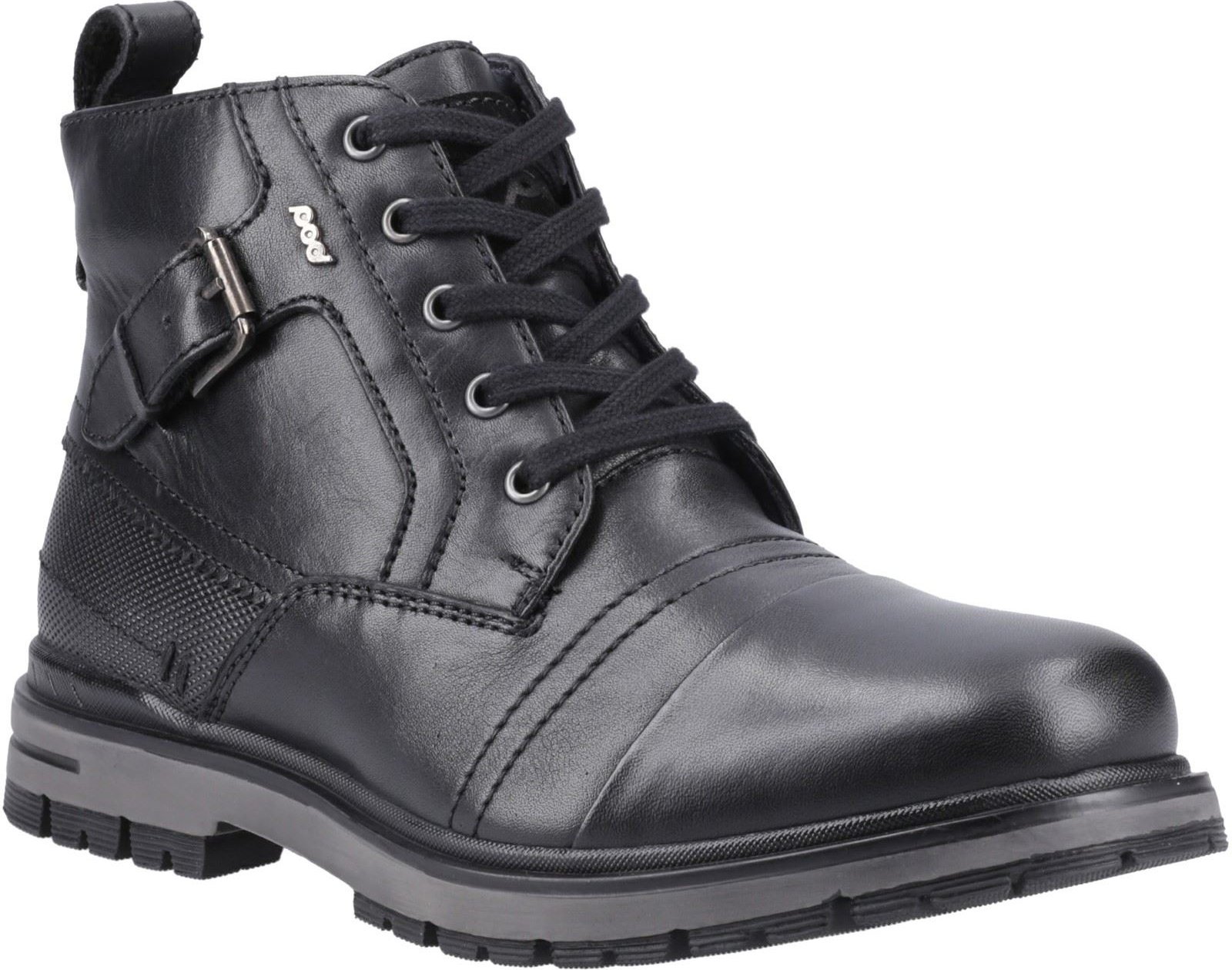 Pod Eros Herren Schwarz Stiefel - UK 6