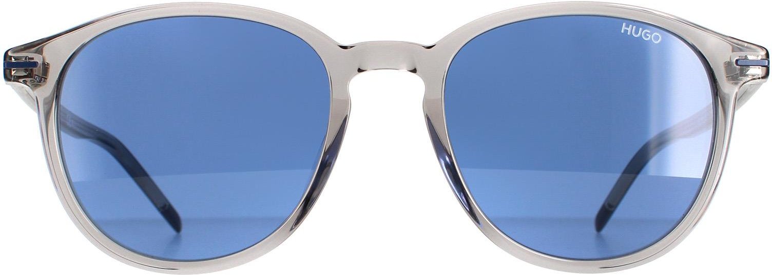 Hugo par Hugo Boss Round Mens Gray Blue Avio HG 1169 / S