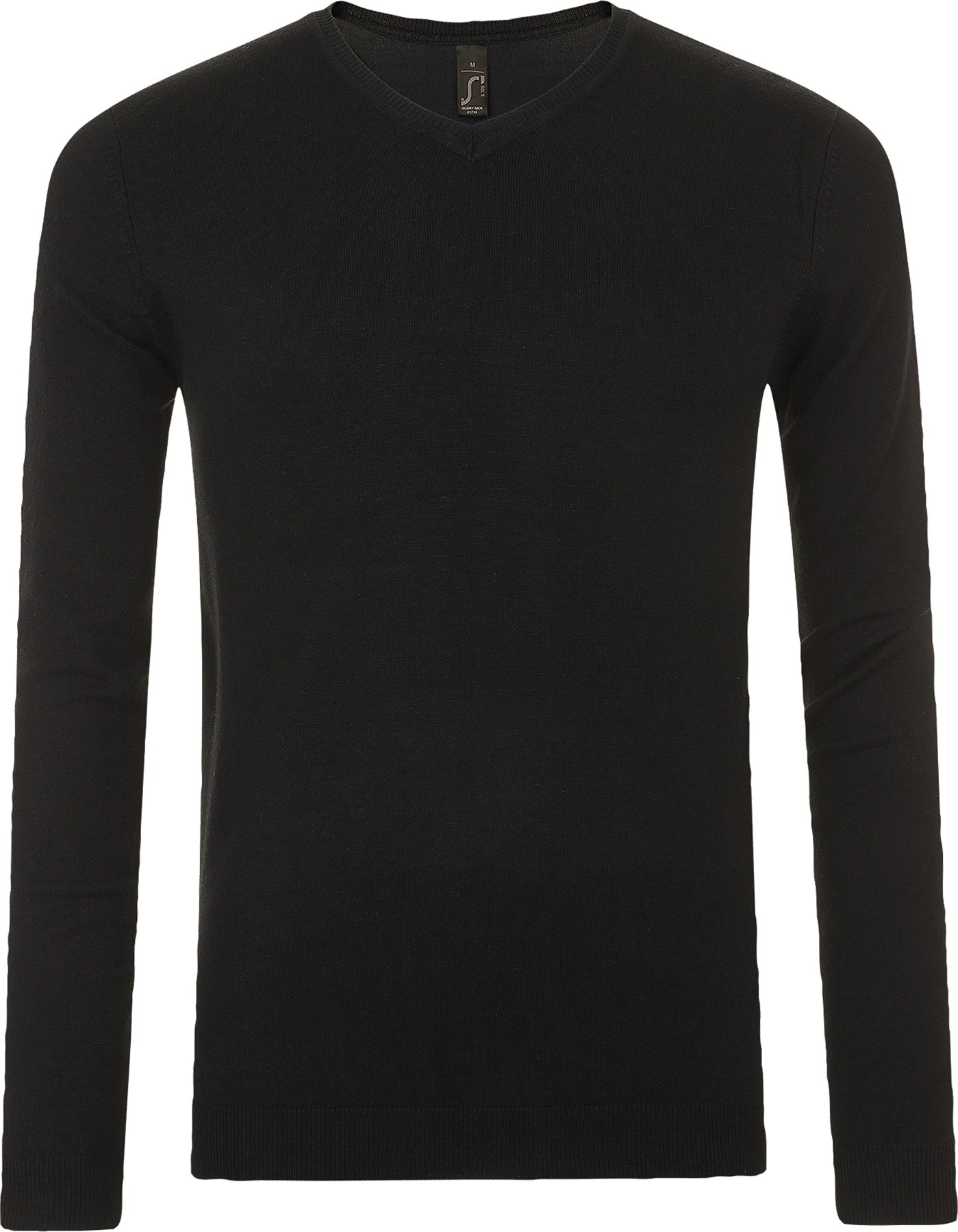 SOLS Herren Glory V-Ausschnitt Pullover (Schwarz)