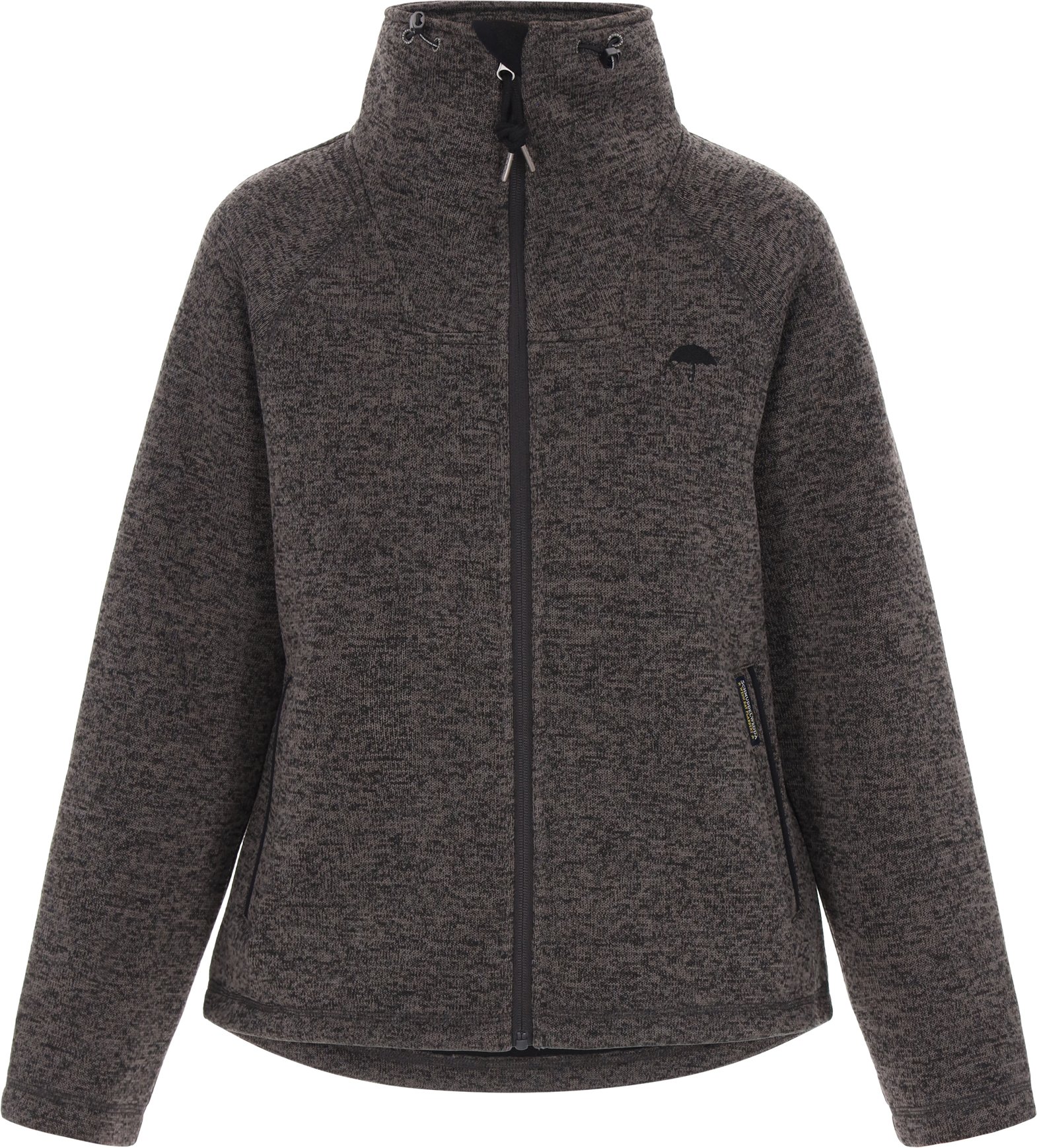 Schmuddelwedda Jacke Frauen dunkelgrau meliert