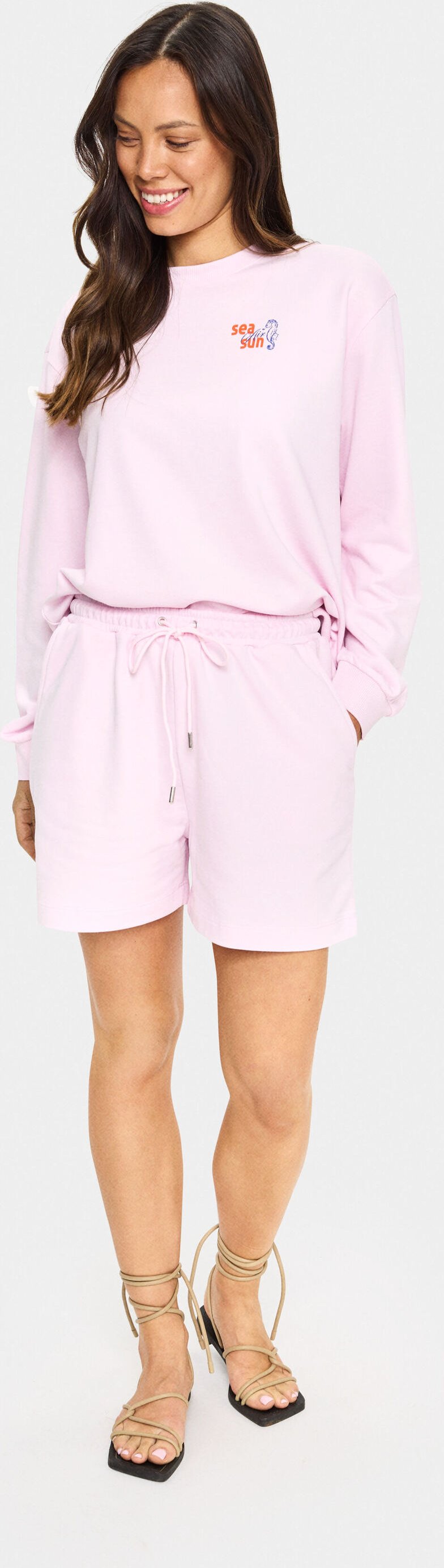 Trackjacket-sweat LorissaSZ Lockere Passform pink