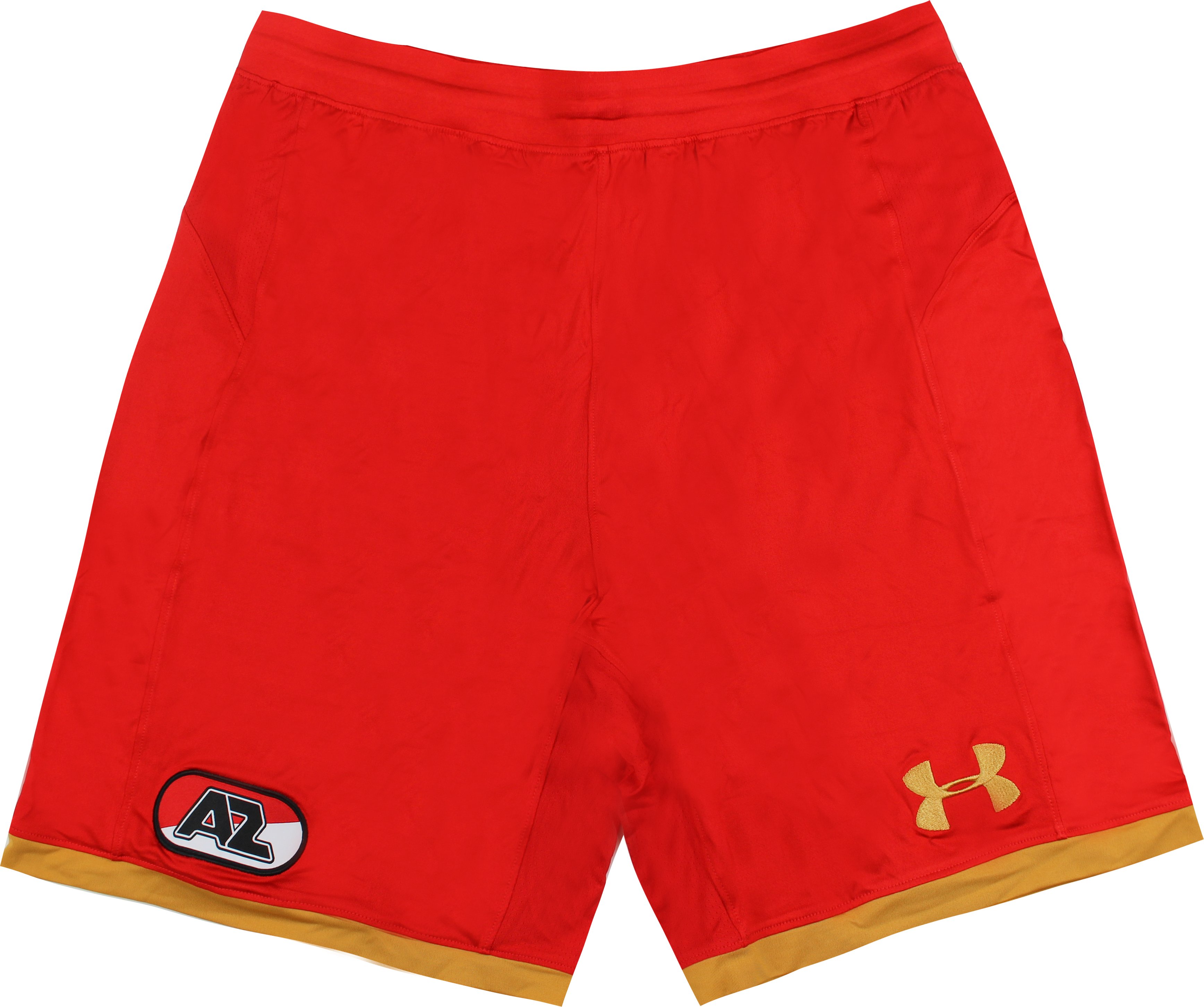 Under Armour Az Alkmaar rot ausgestattete Herrenabwärts -Fußball -Shorts 1294987 601