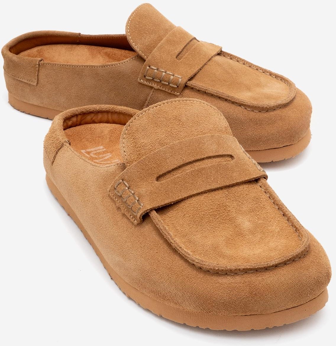 Priva Leder-Slip-On-Pantoffel