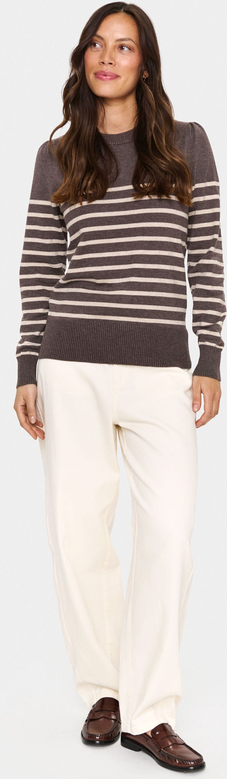 Strickpullover MilaSZ Strickpullover Gerade Passform