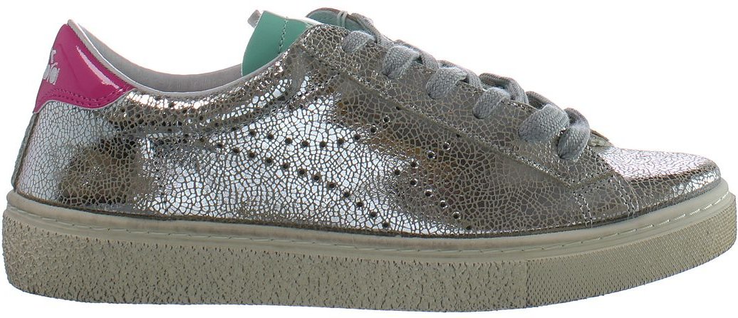 Diadora Montecarlo H Lame'dirty Womens Silver Trainer