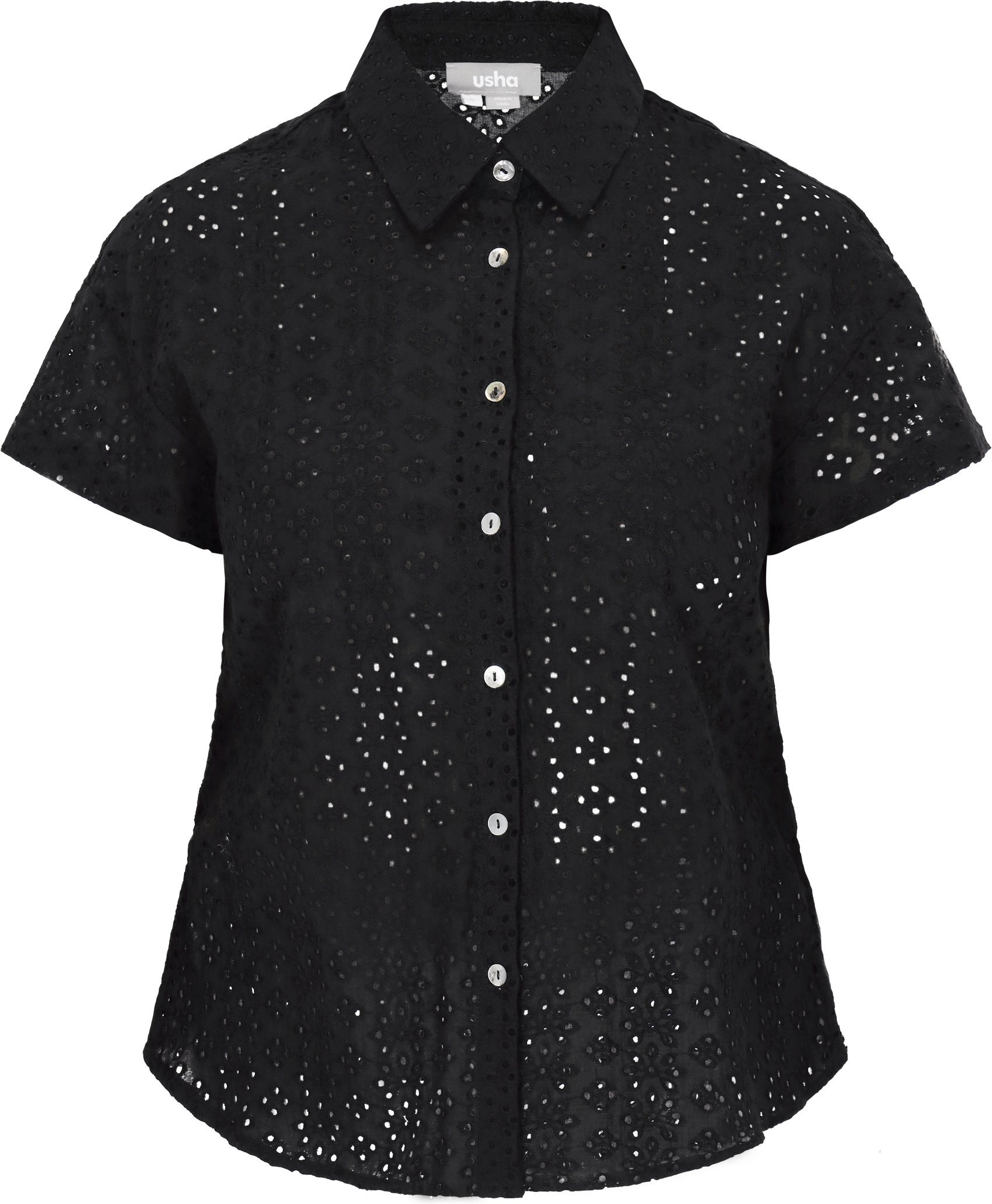 Thumbnail - usha Hemd Frauen Schwarz