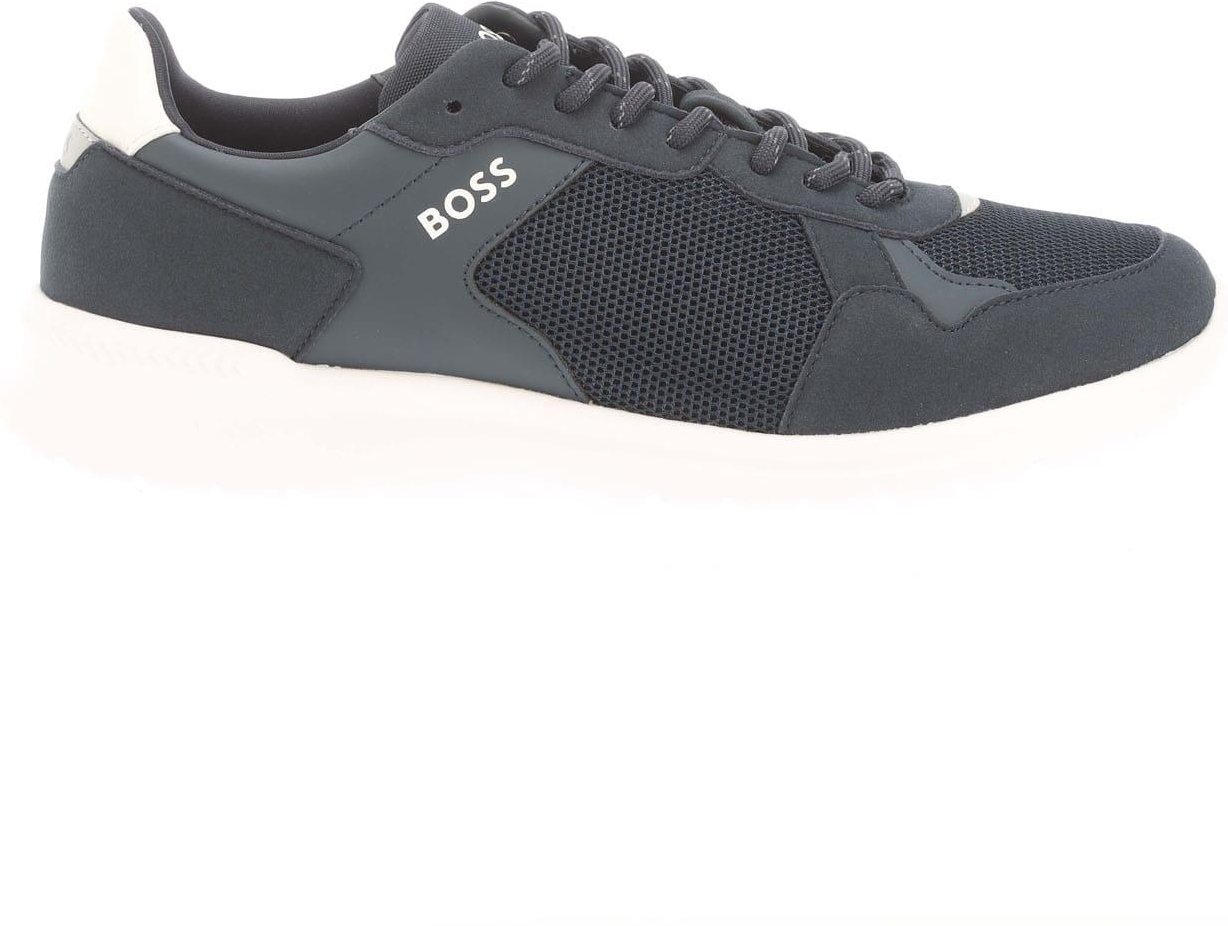 Boss - "Extreme" Sneaker für Herren, Wildleder (Dunkelblau/Weiß)