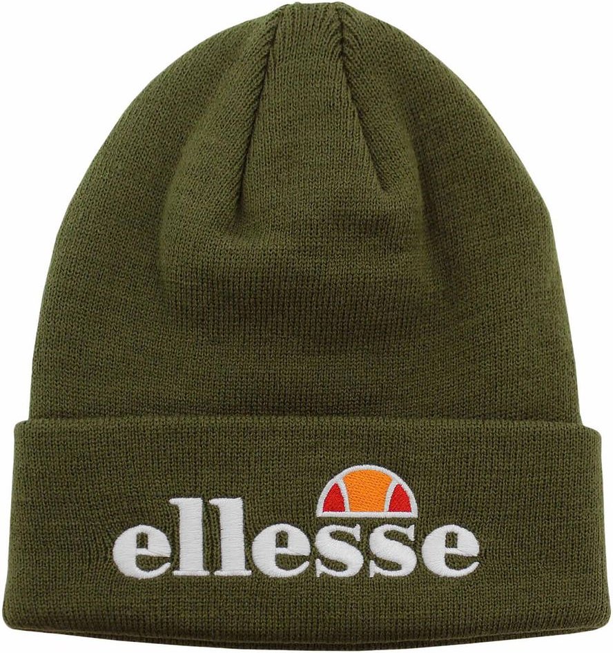 Ellesse Logo Velly Strick Mens Khaki Beanie