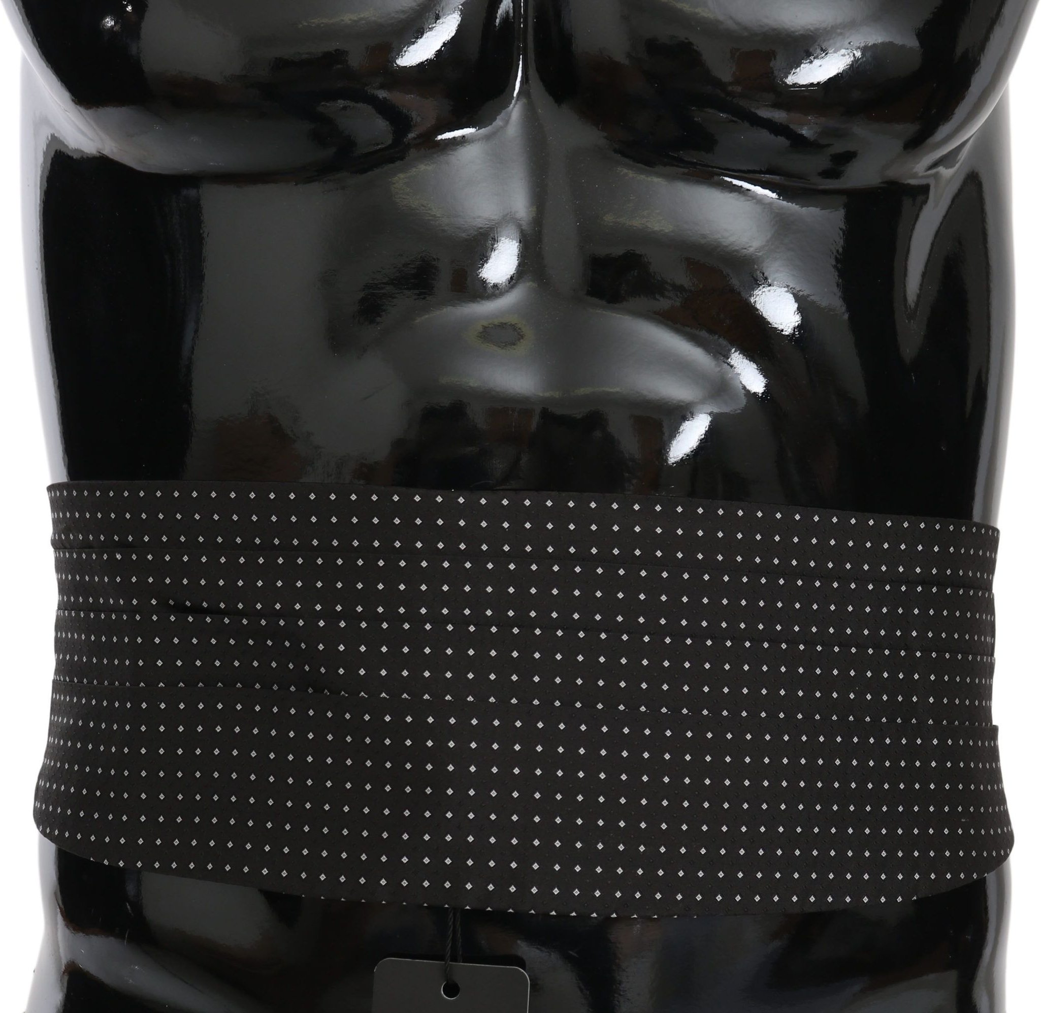 Dolce Gabbana Piqué-Weste mit schwarzen Punkten