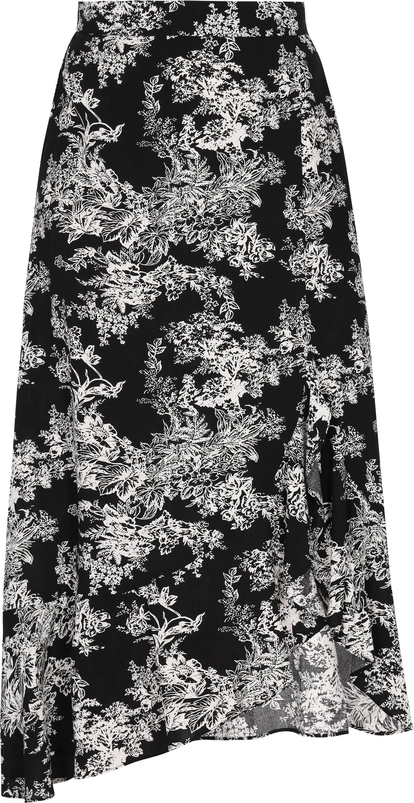 FELIPA Rock Frauen schwarz-weiß