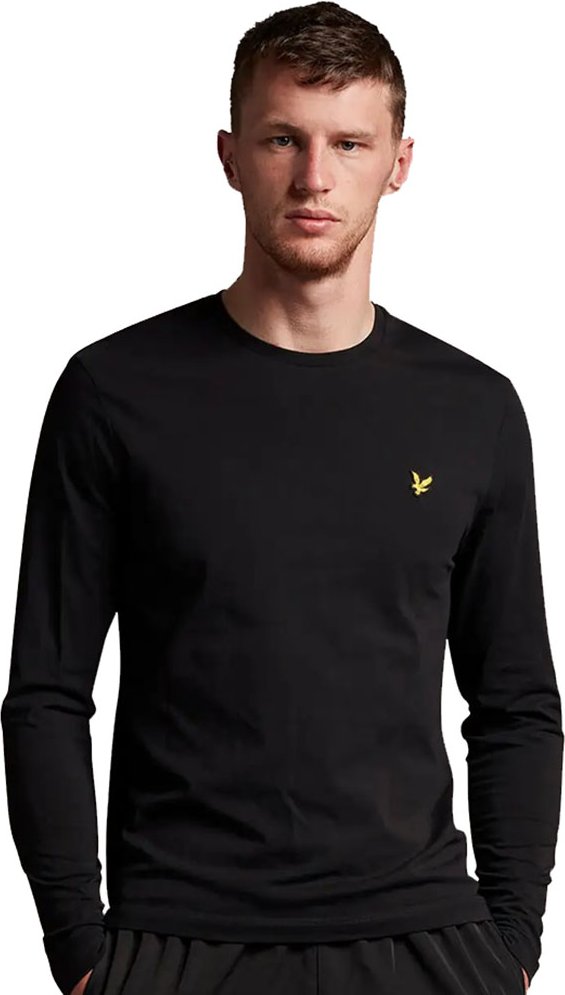 Lyle & Scott Herren Langarm-T-Shirt aus Baumwolle mit normaler Passform
