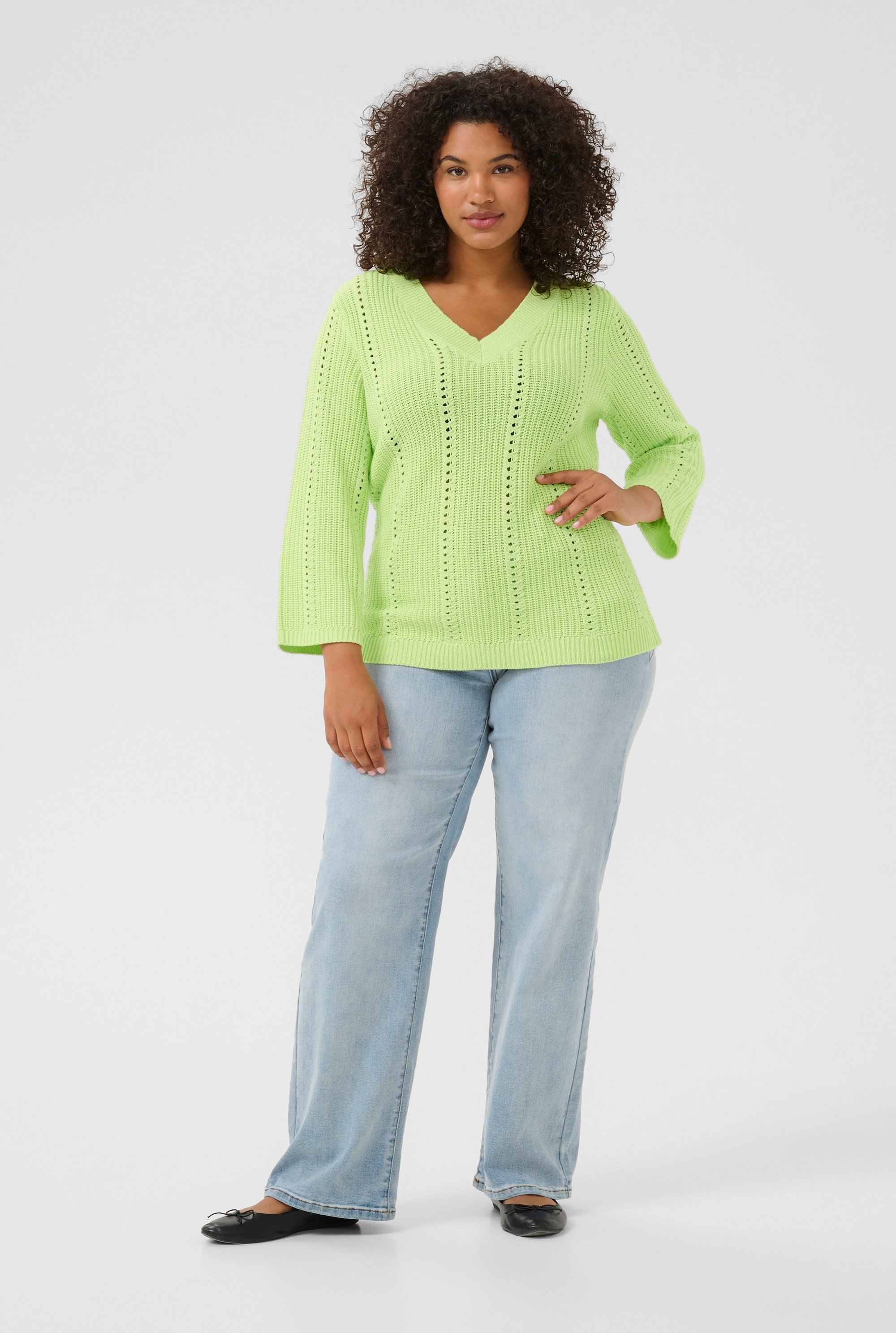 Strickpullover Loose fit green