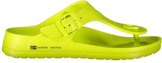 Norwegen 1963 Giallo Plastica Damen Ciabatta