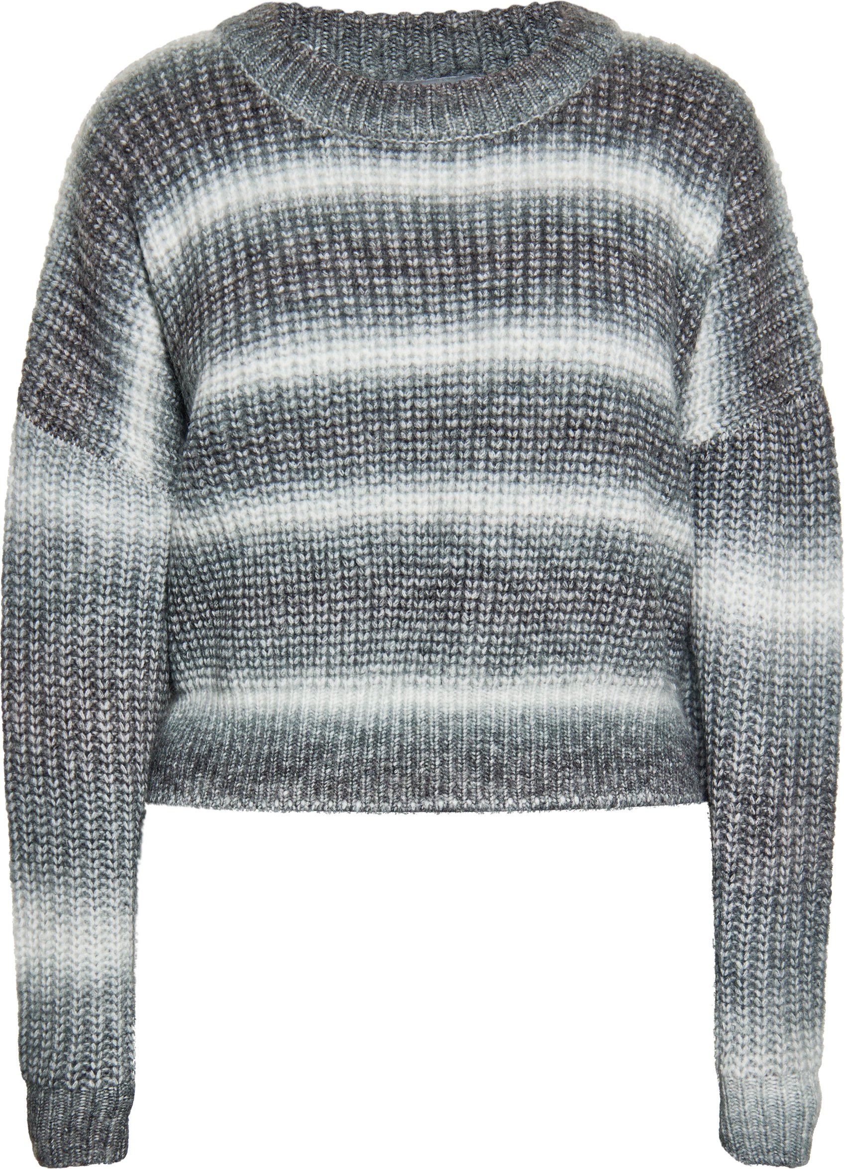 usha Strickpullover Damen Grau Mehrfarbig