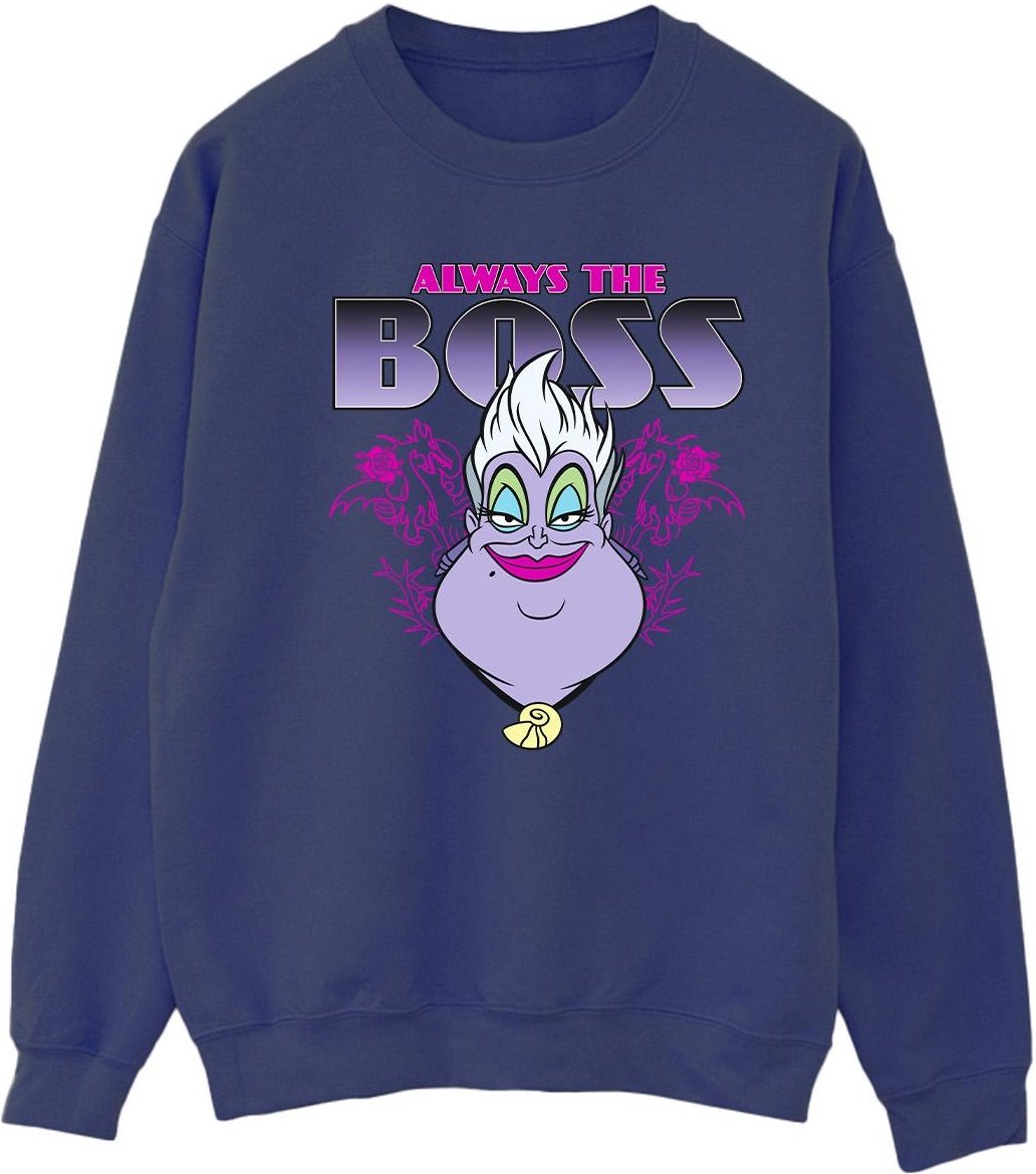 Disney - "The Little Mermaid Mum Is The Boss" Sweatshirt für Damen (Marineblau)