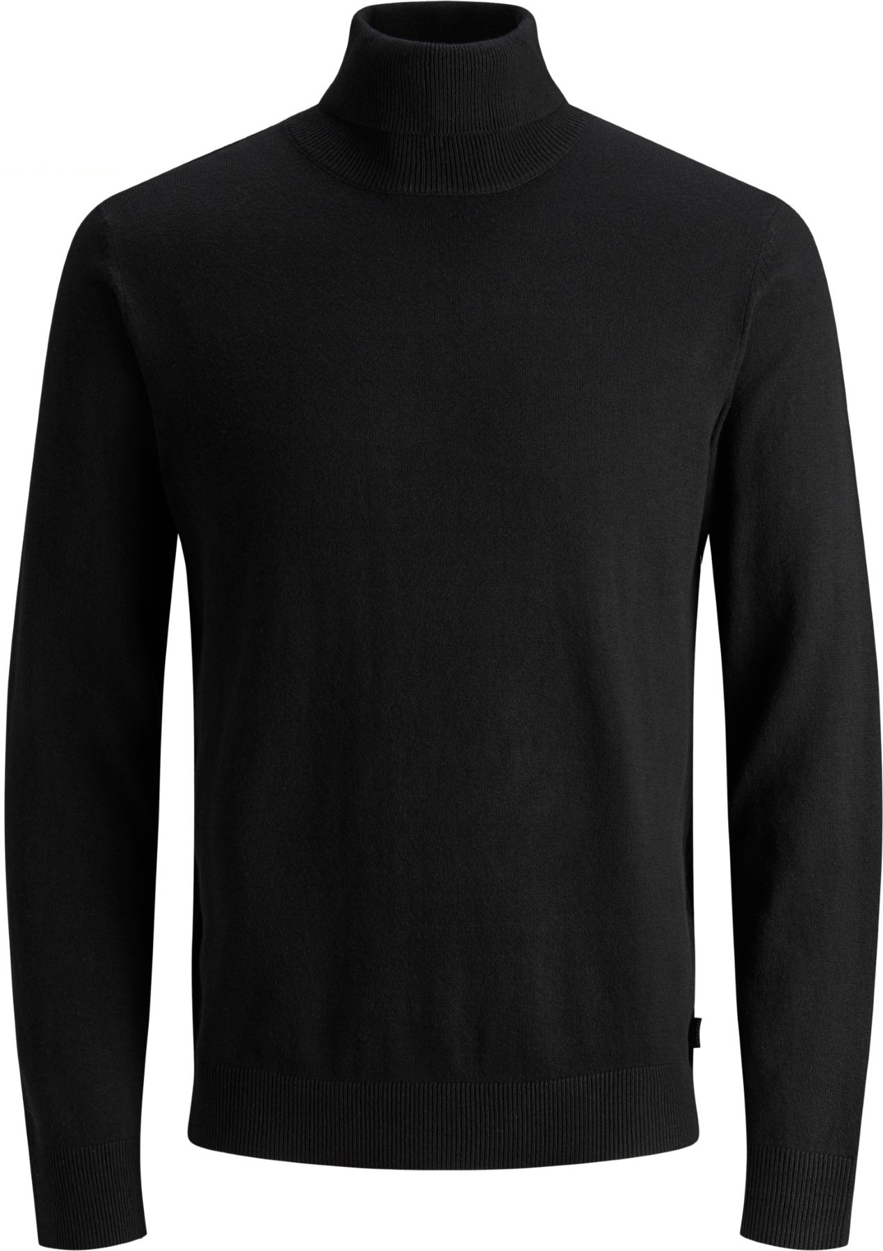 Jack & Jones Pullover Emil Strick Rollkragen Schwarz