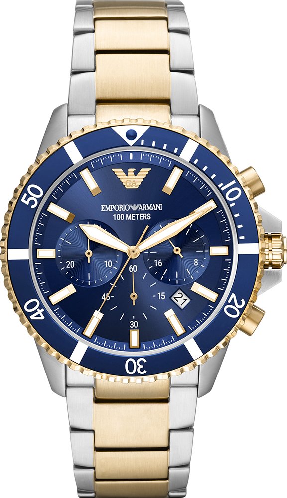 Emporio Armani Diver Mehrfarbig Herren Armbanduhr AR11362