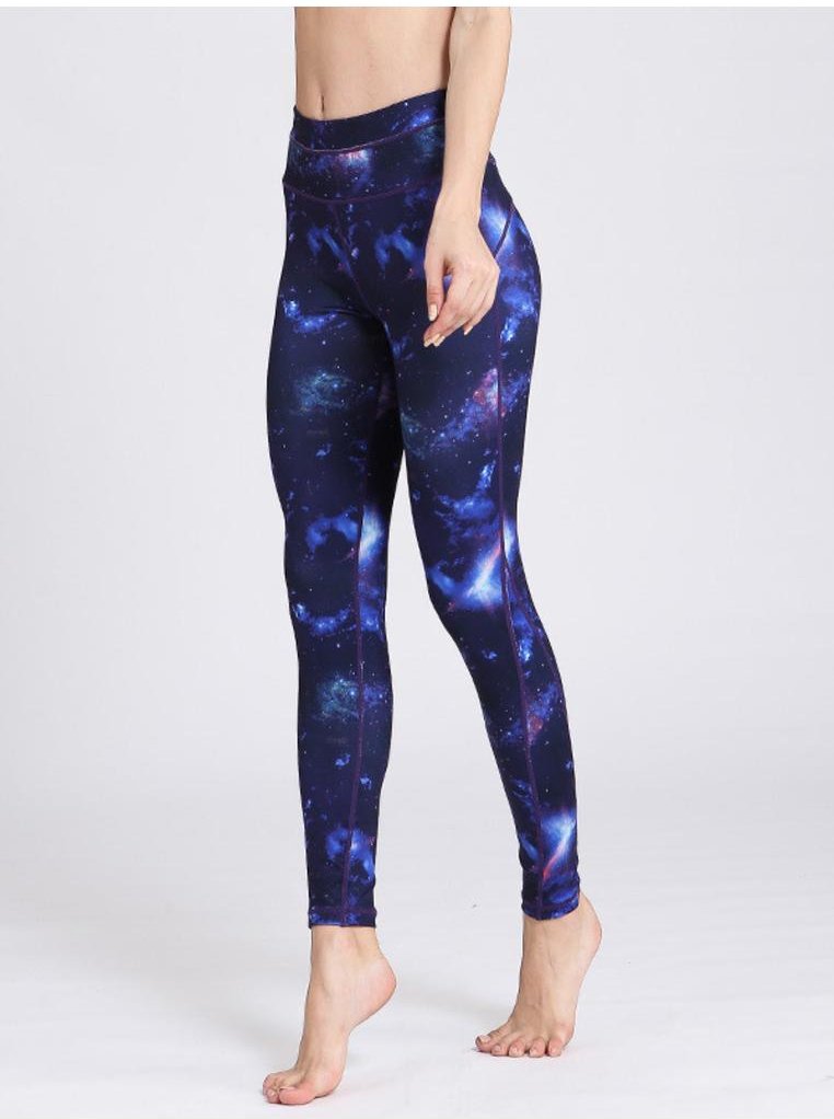 Damen Gedruckte Aktive Hohe Taille Leggings