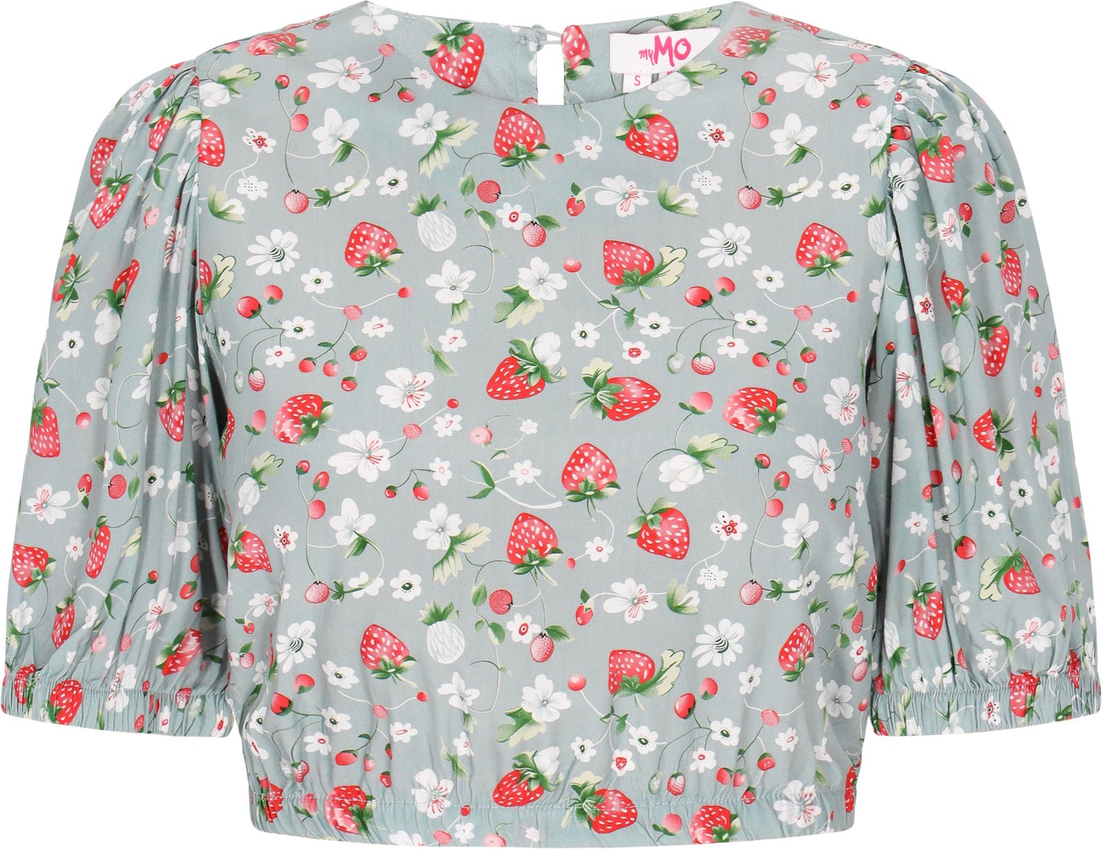 Mymo Bluse Frauen Salbeigrün mehrfarbig