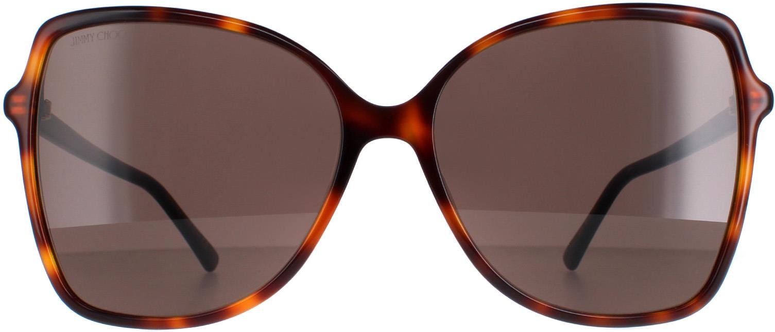 Thumbnail - Jimmy Choo Schmetterling Damen Havanna Braun Fede/S