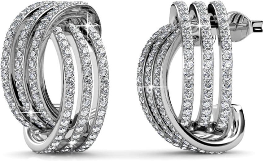 Cherish Ohrringe - Silber und Kristall