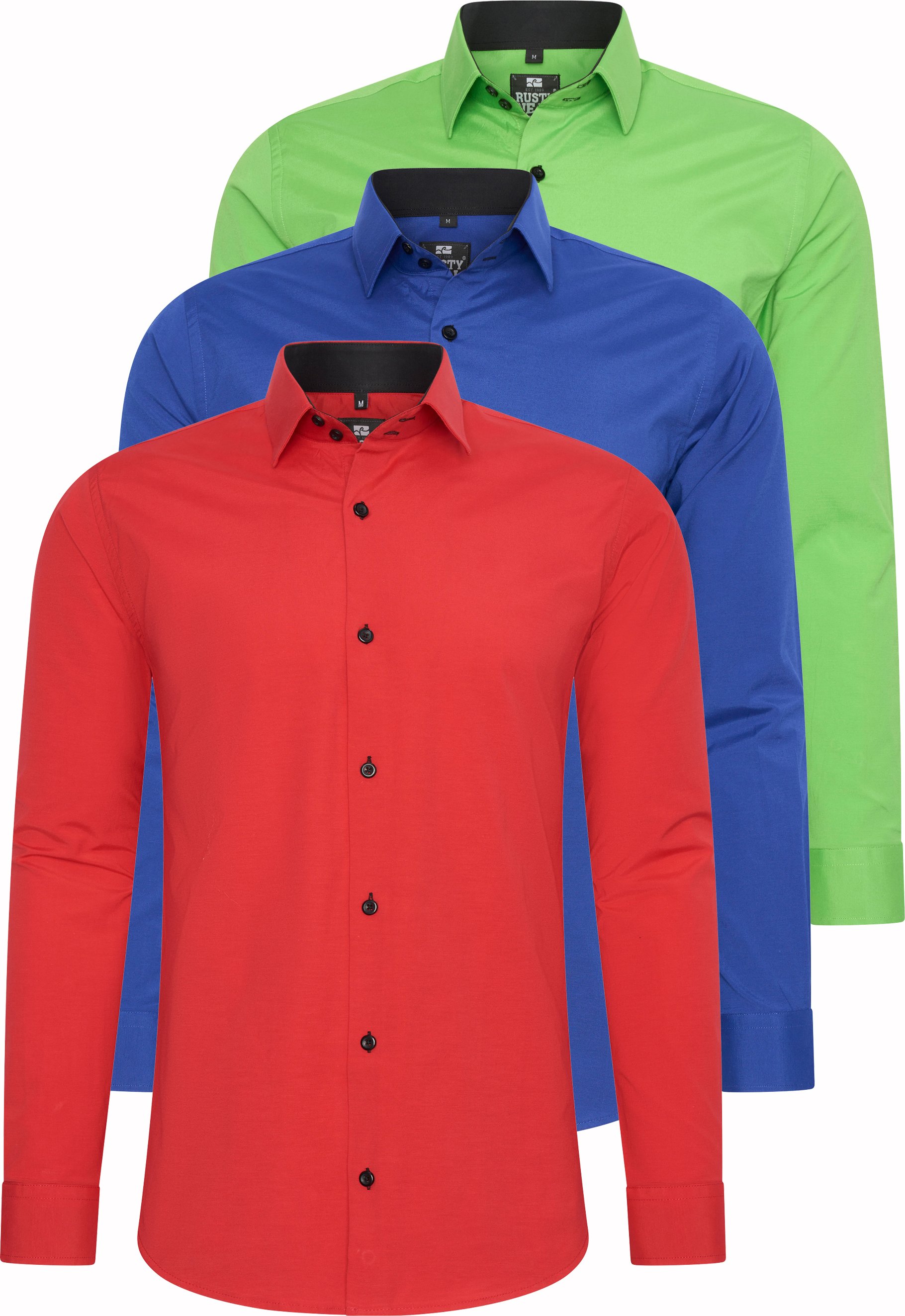 3er Set Business Hemd