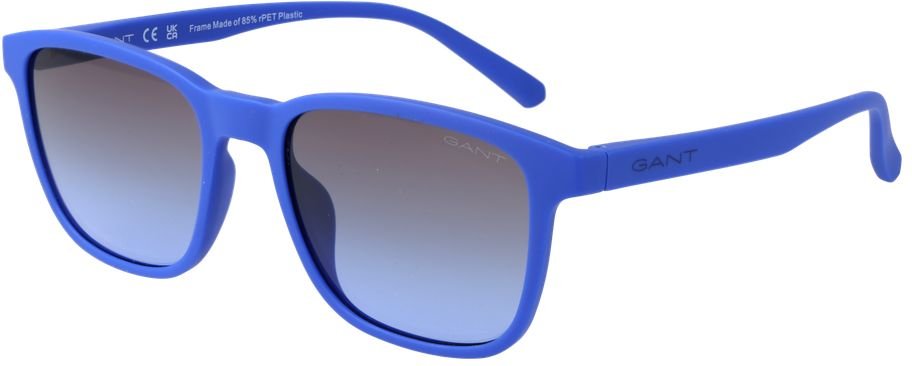 Blaue Plastiksonnenbrille