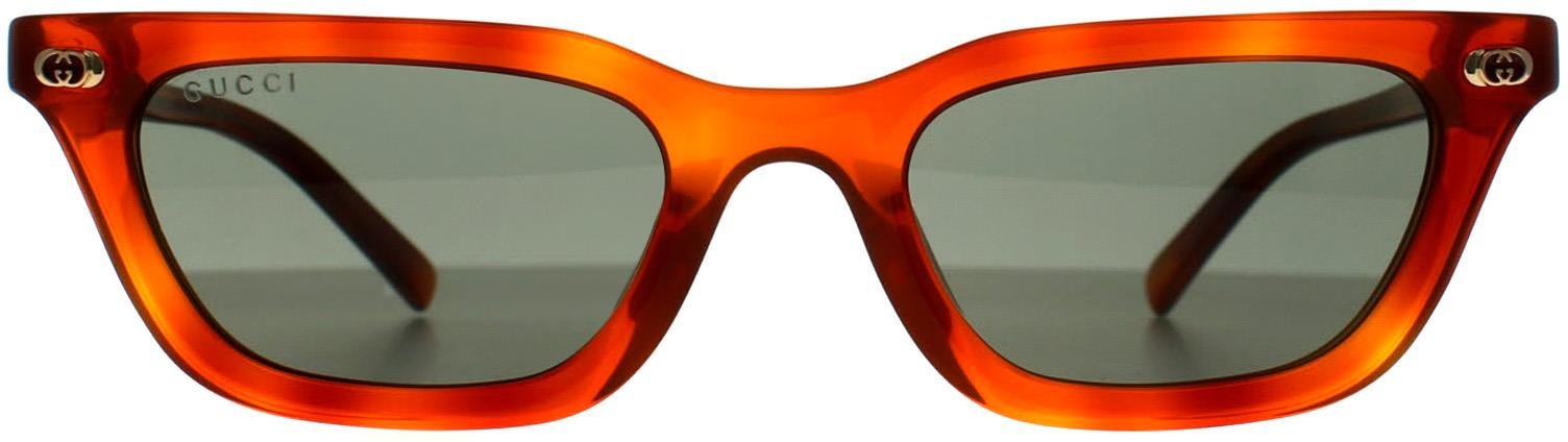 Gucci Cat Eye Damen glänzend dunkel Havanna Braun GG1944S