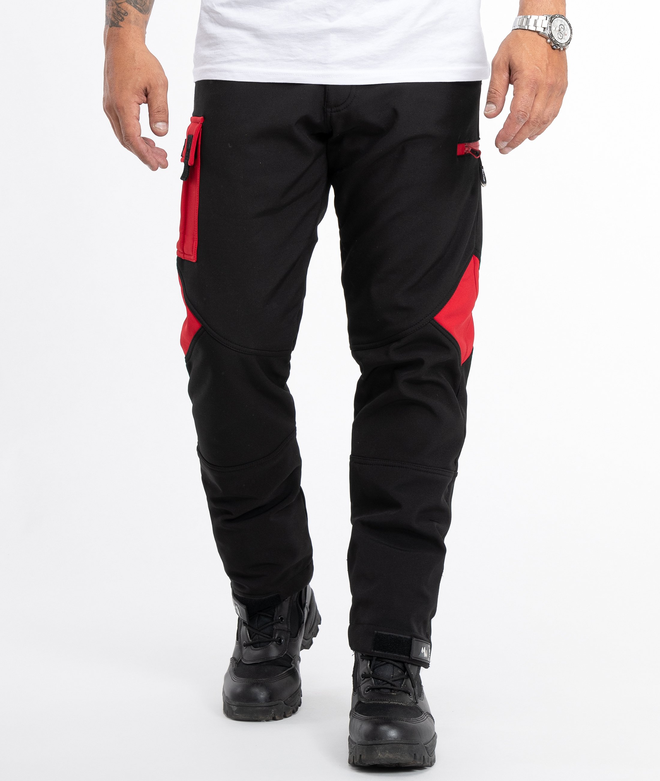 Rock Creek Softshellhose Schwarz