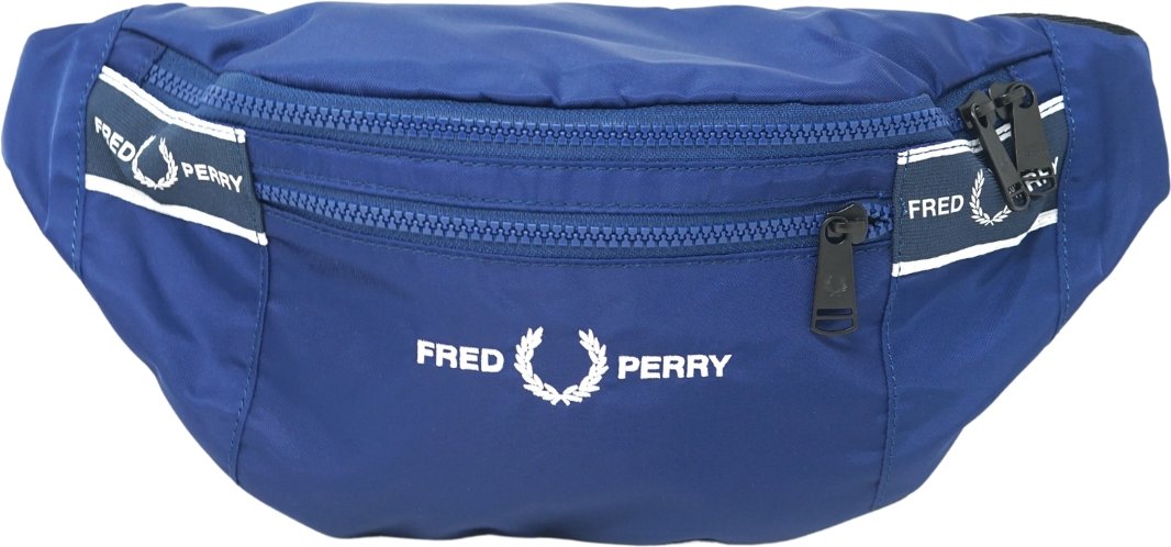 Fred Perry – Umhängetasche mit Grafikband in französischem Marineblau
