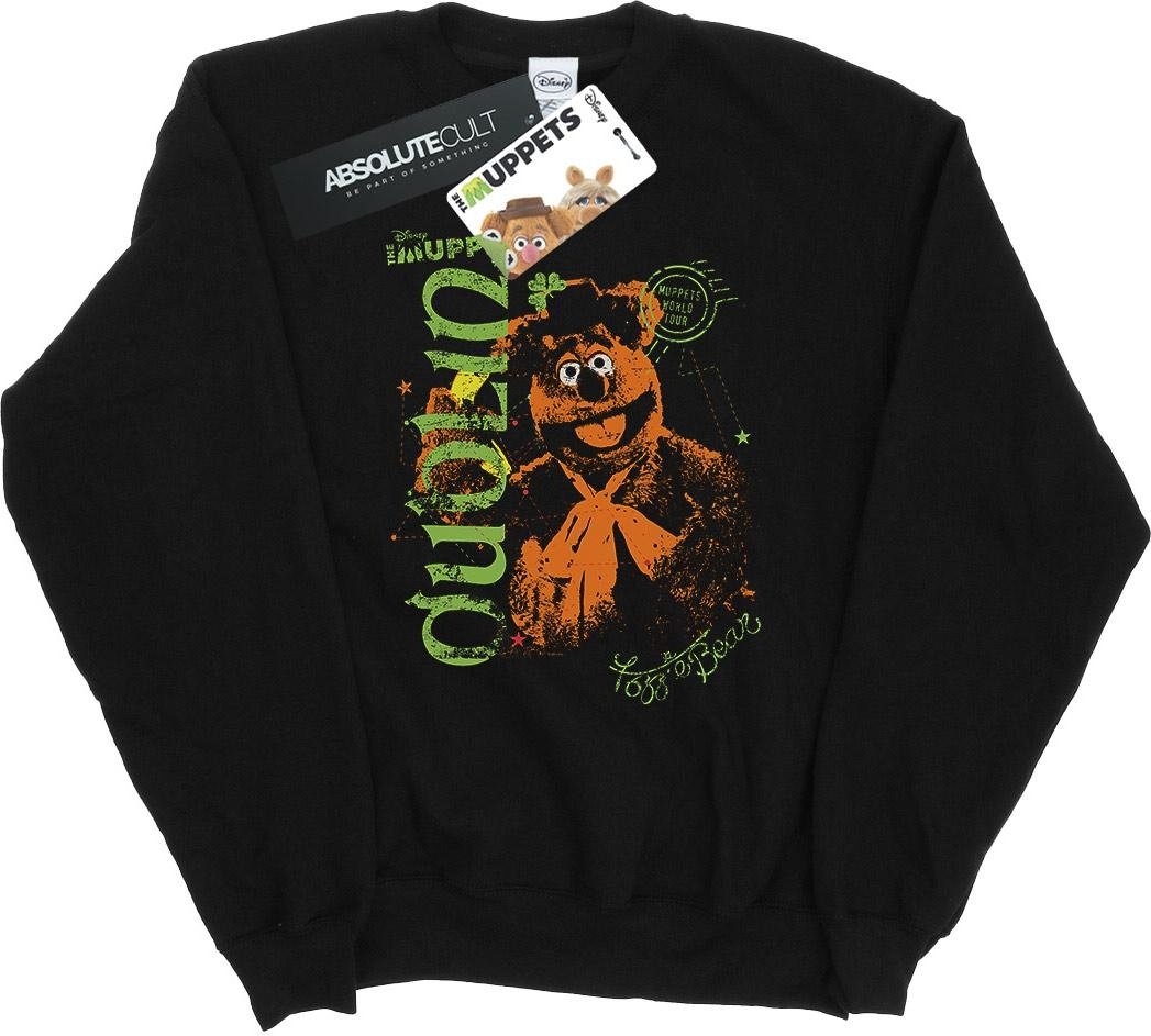 Disney - "The Muppets Fozzie Bear In Dublin" Sweatshirt für Herren (Schwarz)
