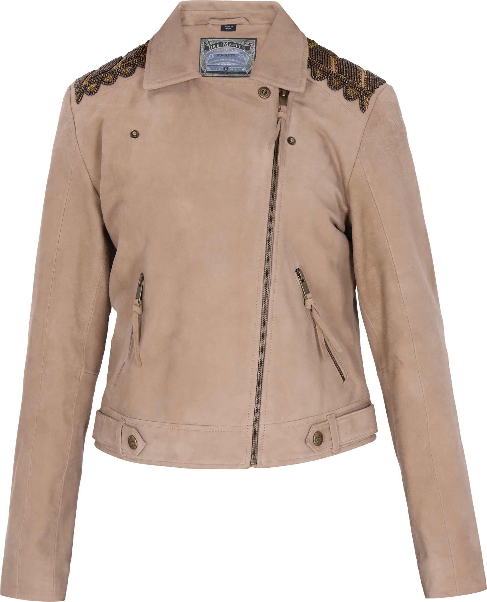Dreimaster Jacke Frauen hellbeige