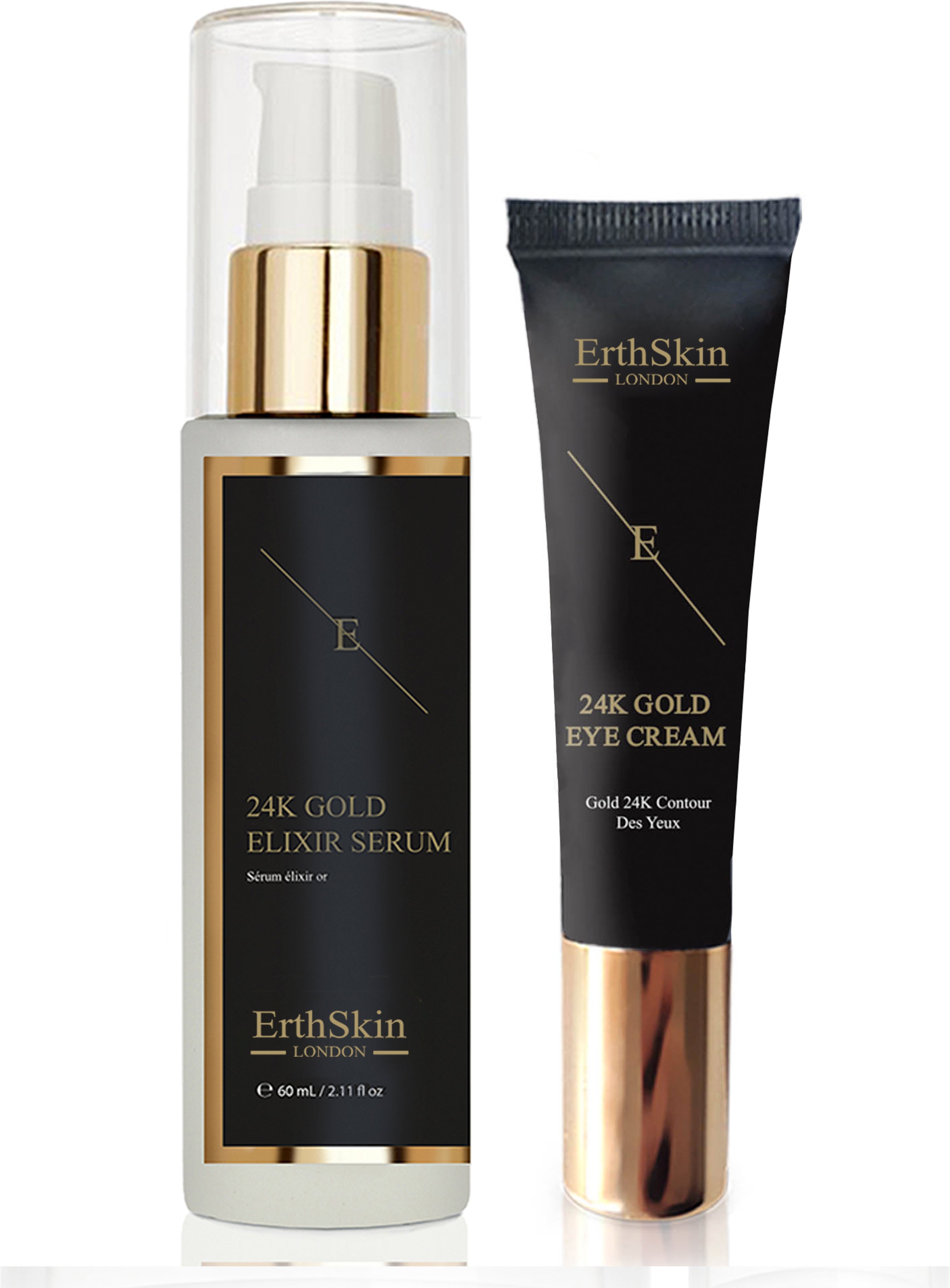 Anti-Falten-Elixier Serum 24k Gold + Unteraugencreme 24k Gold