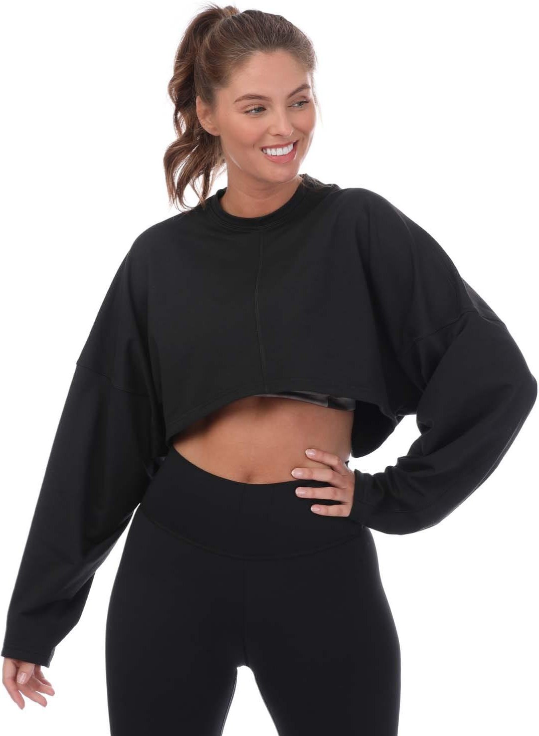 Reebok - "Lux" Kapuzenpullover für Damen (Schwarz)