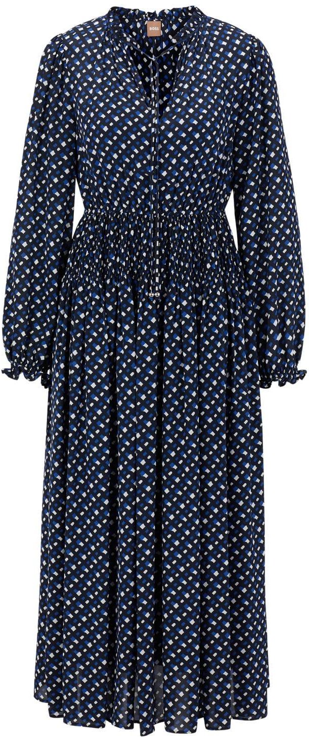 Boss - "Dasota1" Midikleid für Damen (Blau)